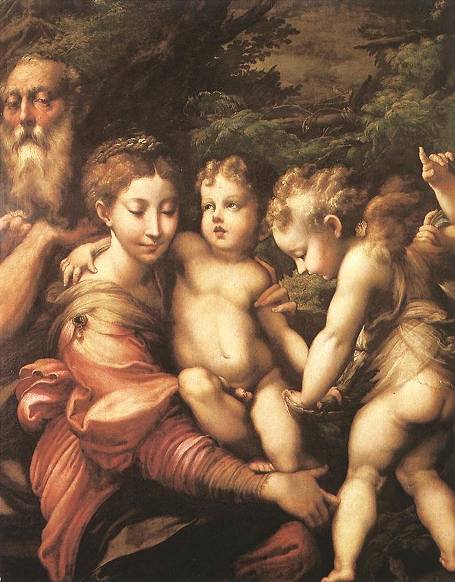 Rest on the Flight to Egypt by Parmigianino