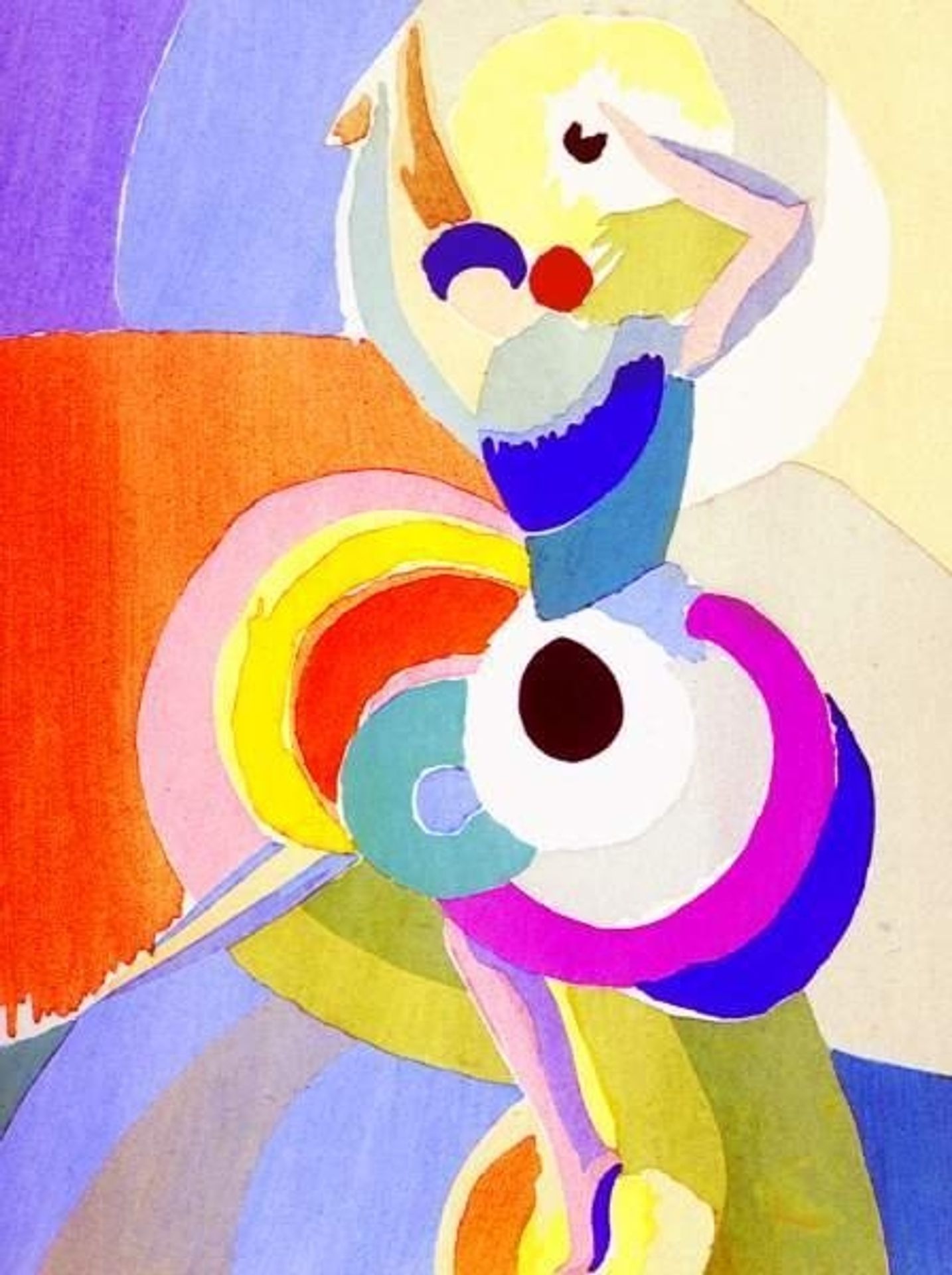 Flamenco dancer by Sonia Delaunay