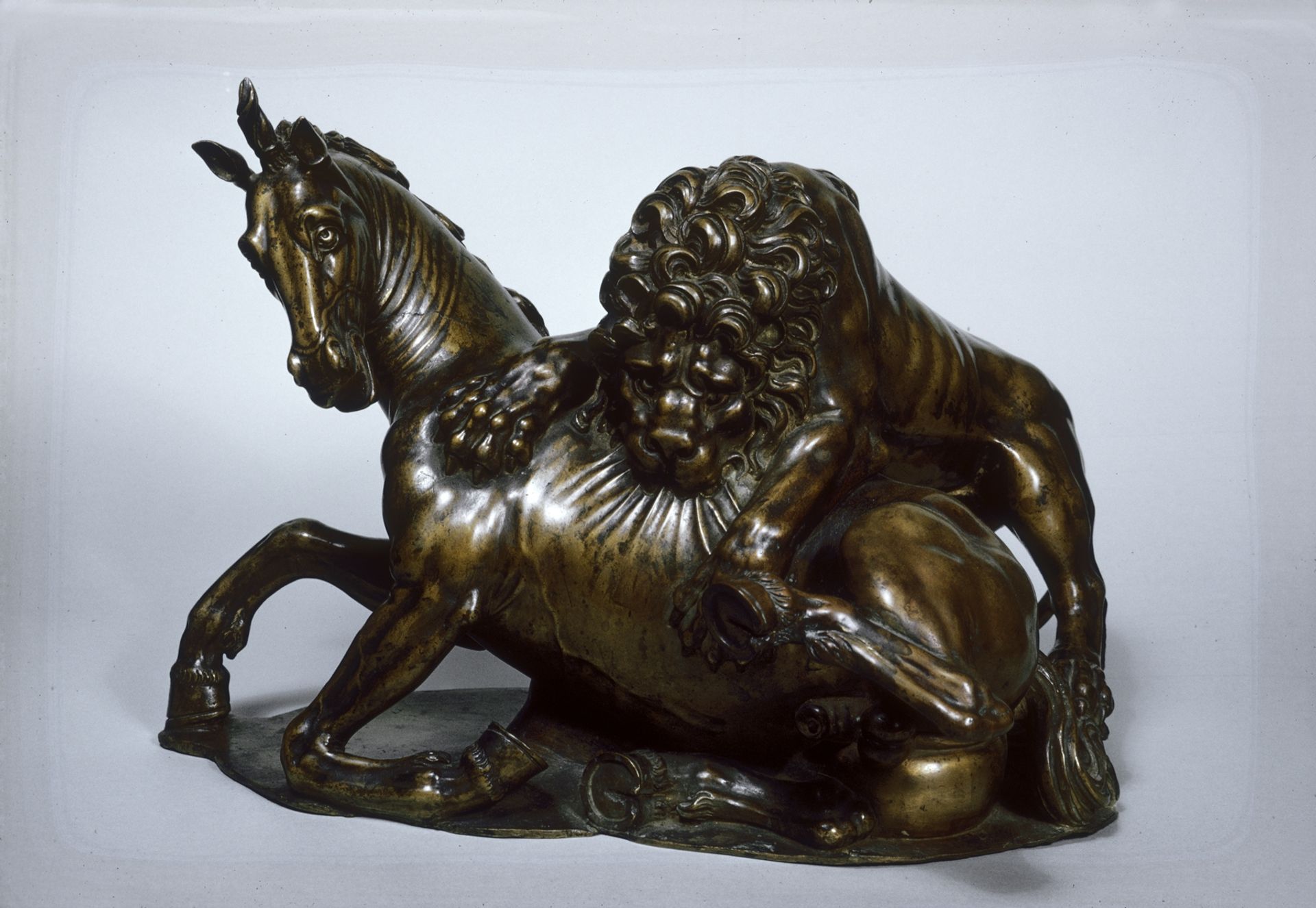 Lion Attacking a Horse by Giambologna