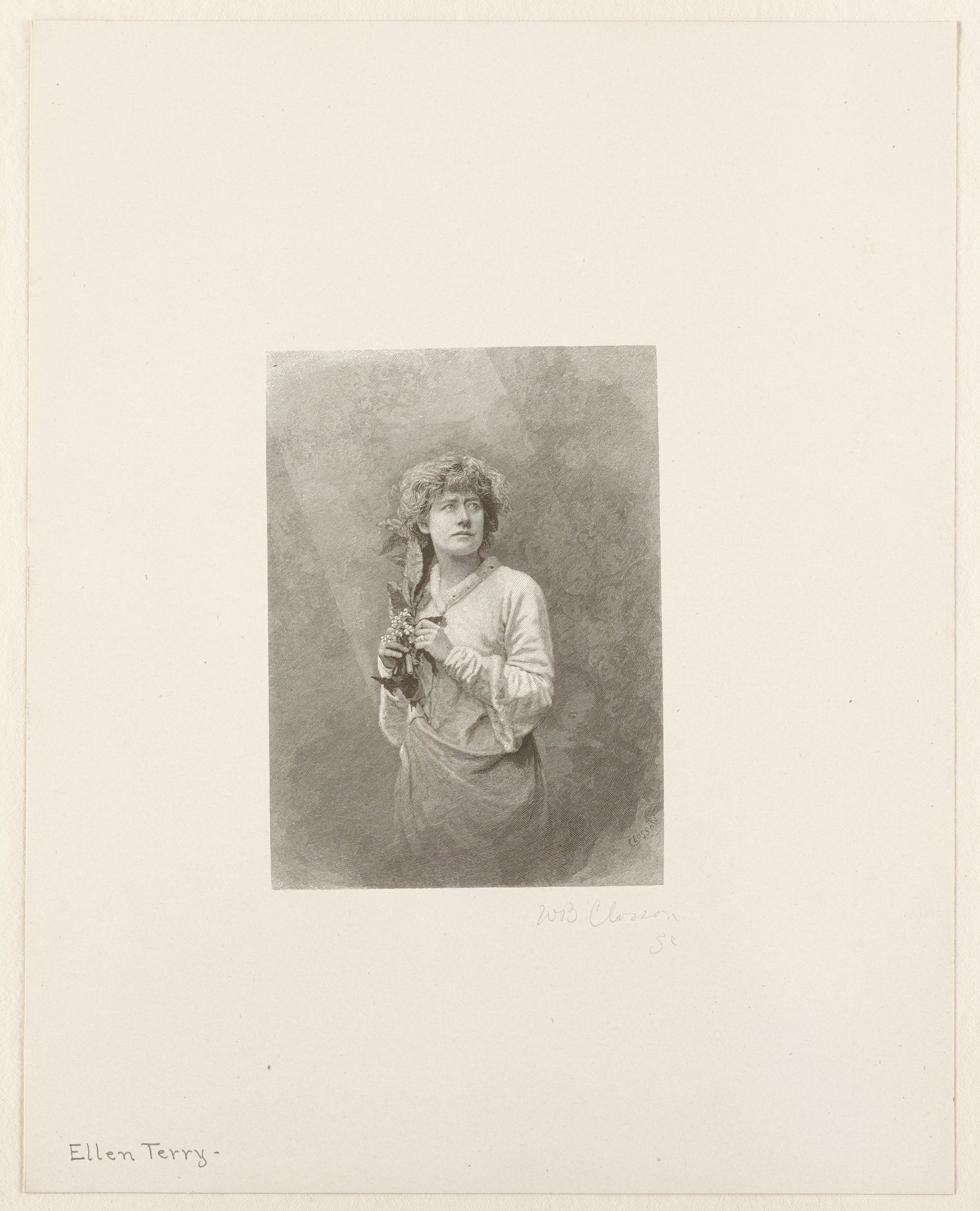 Portrait of Ellen Terry by William B. Closson
