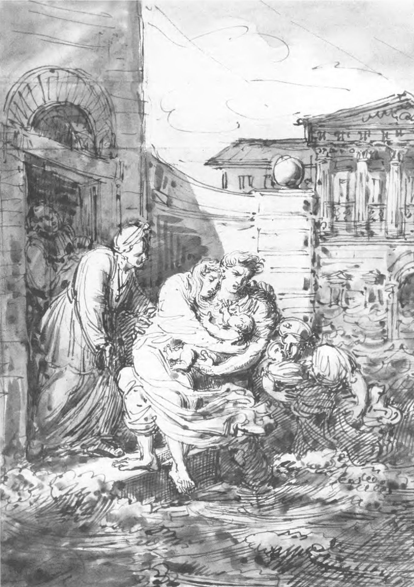 Flood in St. Petersburg by Orest Kiprensky