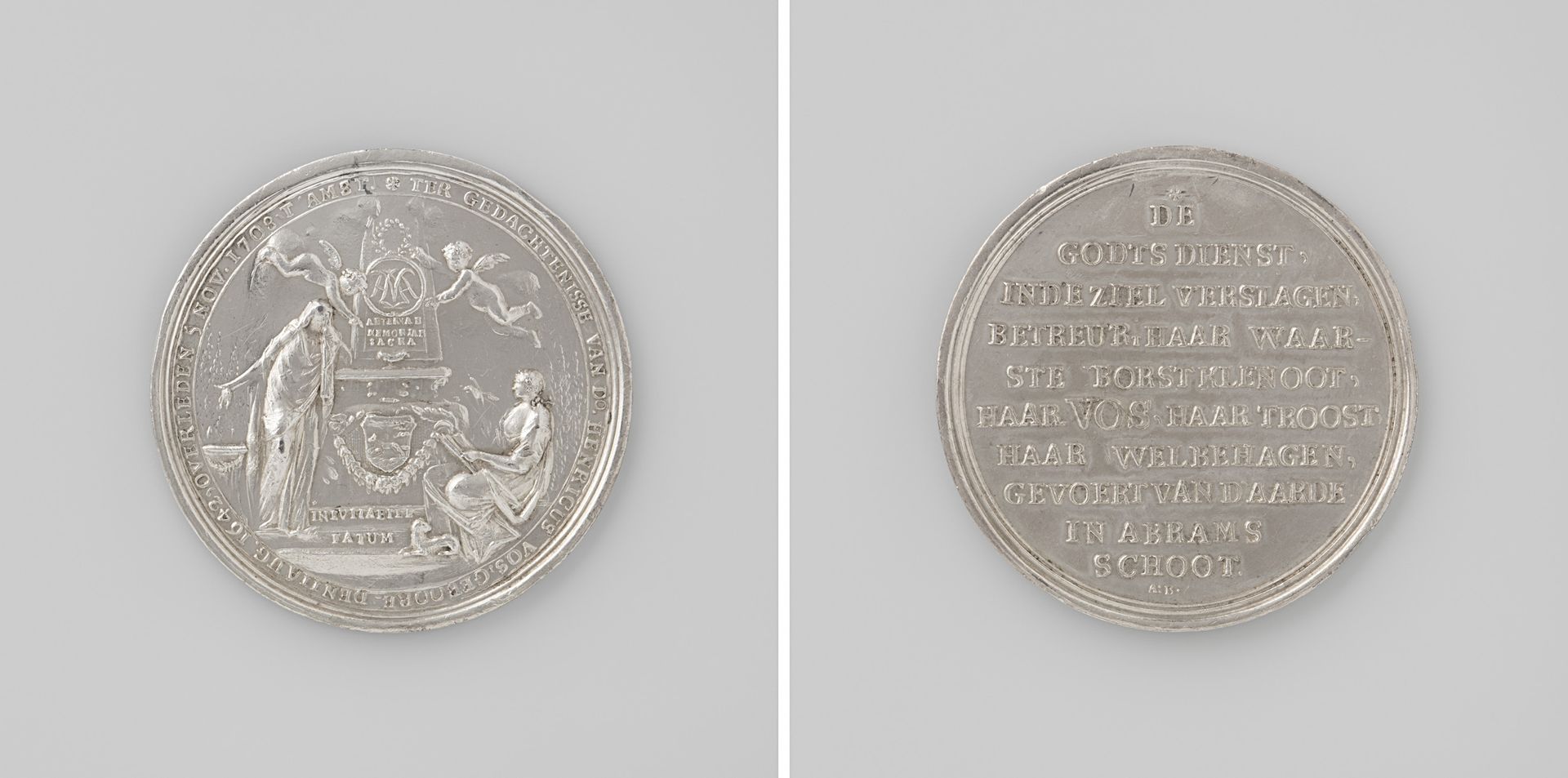 Overlijden van Henricus Vos, Luthers predikant te Amsterdam by Anonymous
