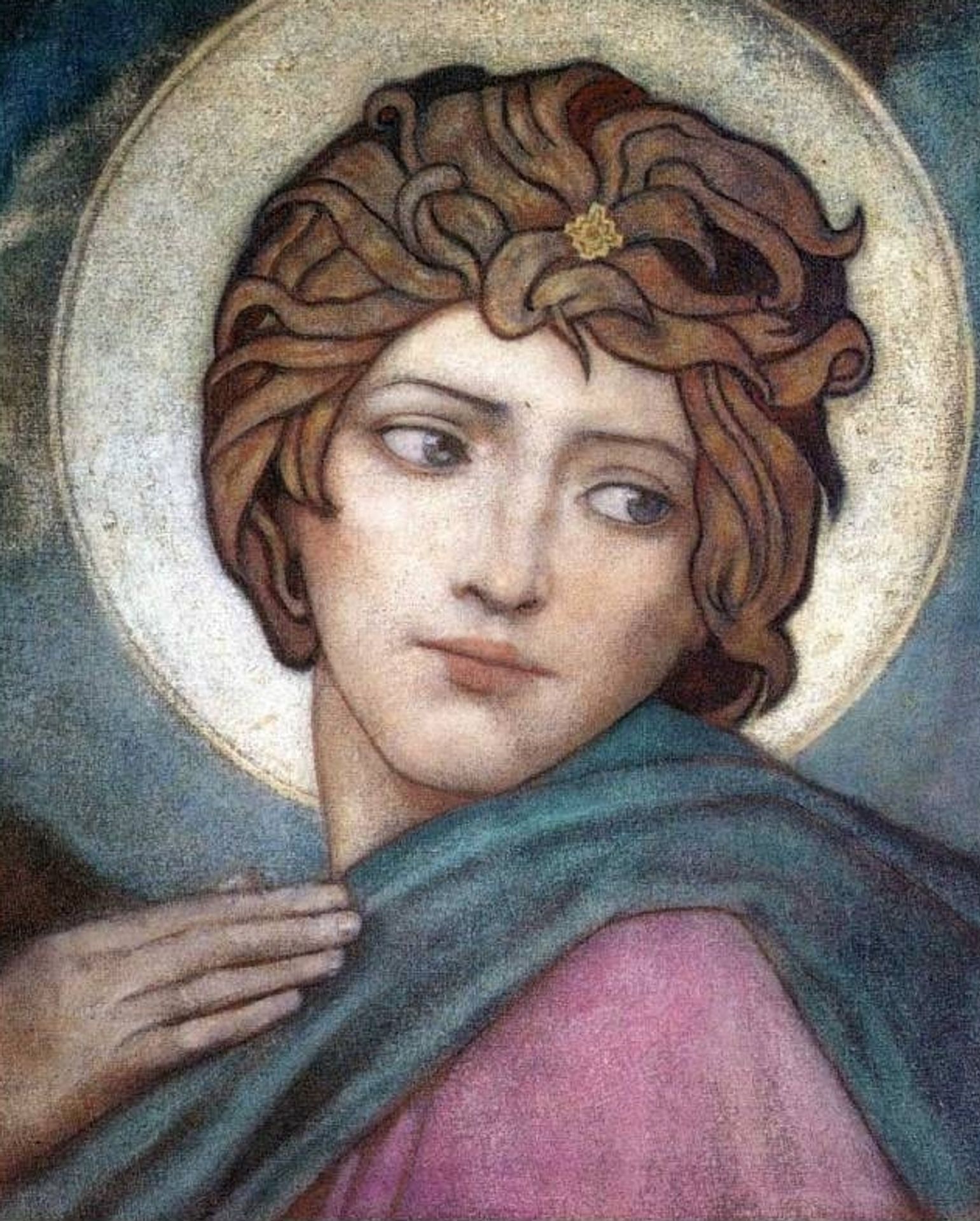 Study for St Bride by John Duncan