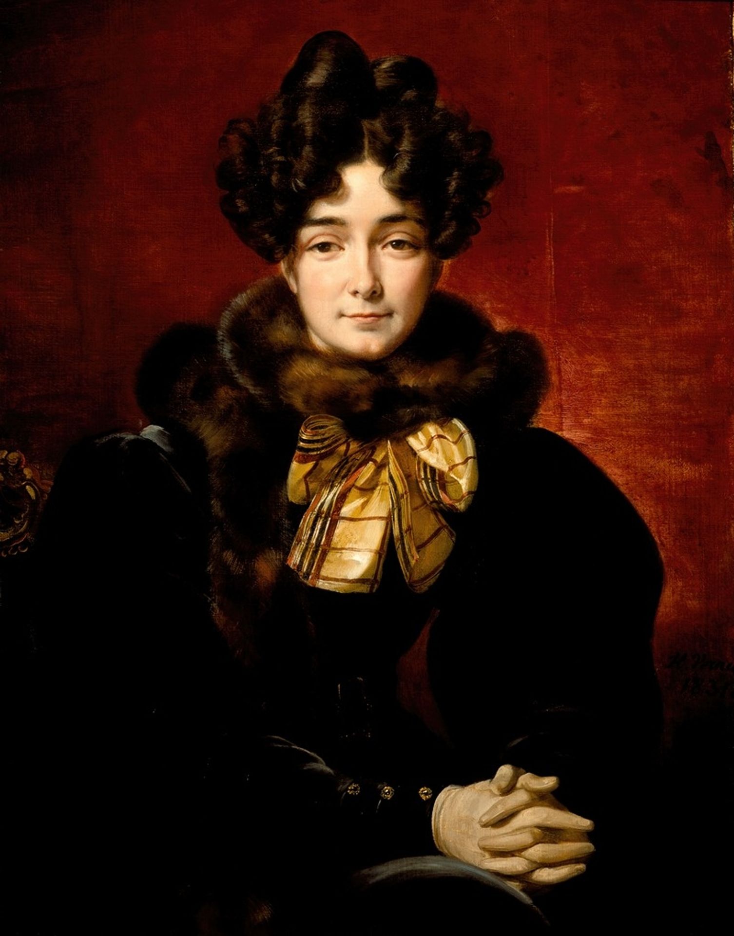 Portrait of a Lady by Horace Vernet