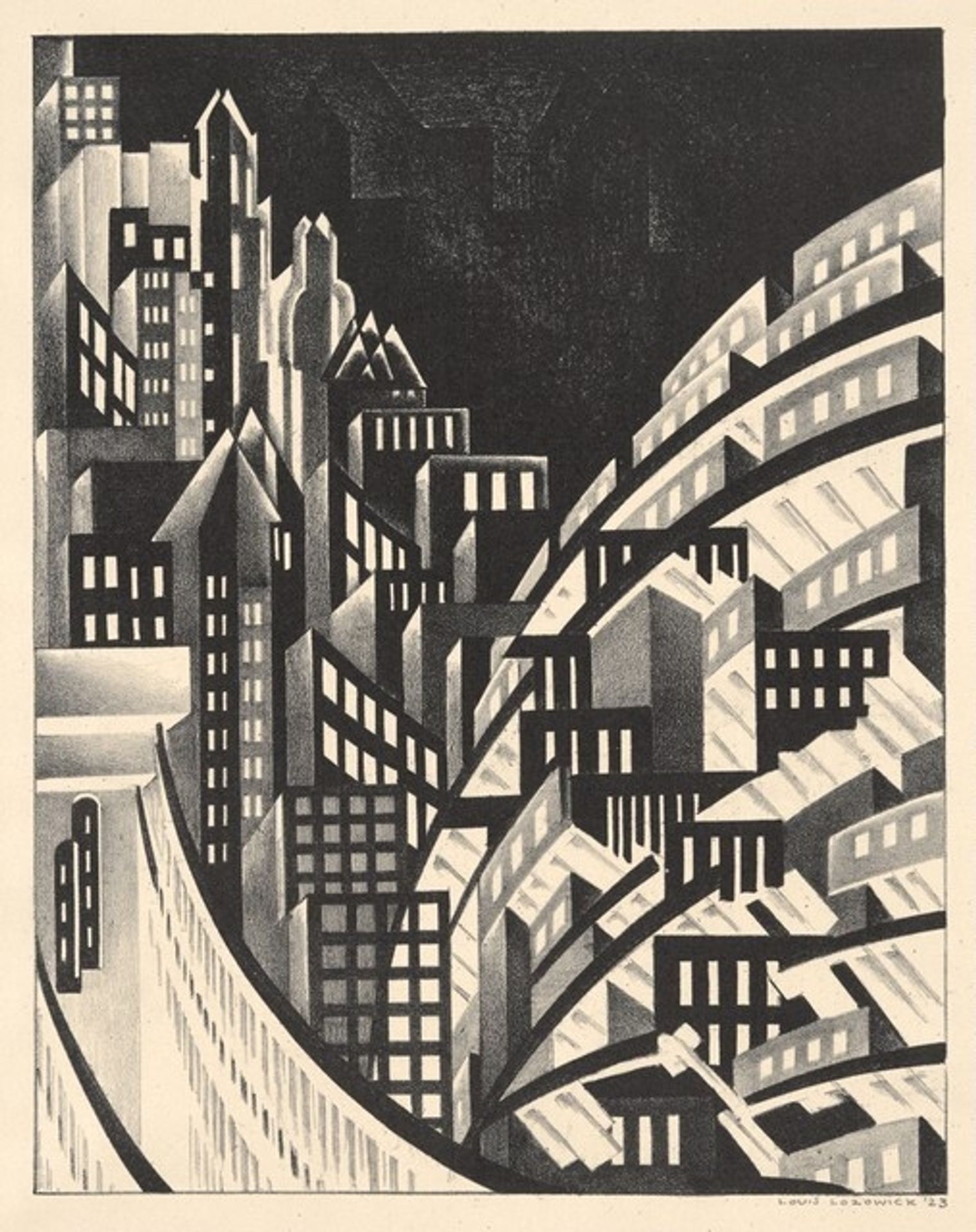 New York by Louis Lozowick