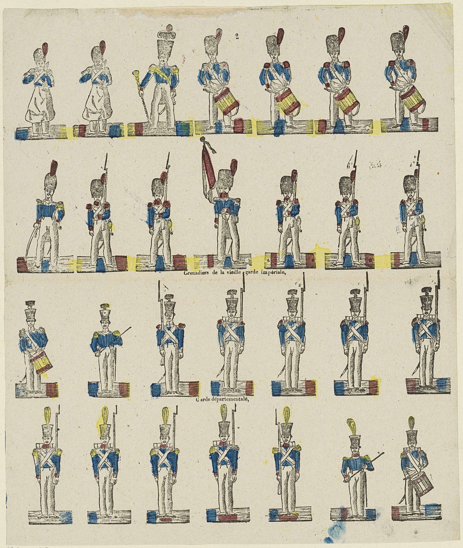 Grenadiers de la vieille garde impériale / Garde départementale by M. Hemeleers-van Houter