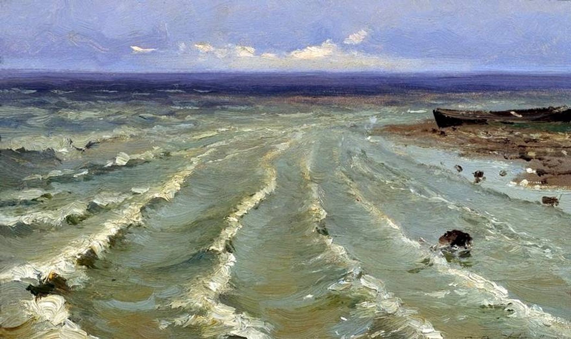 The Sea by Efim Volkov