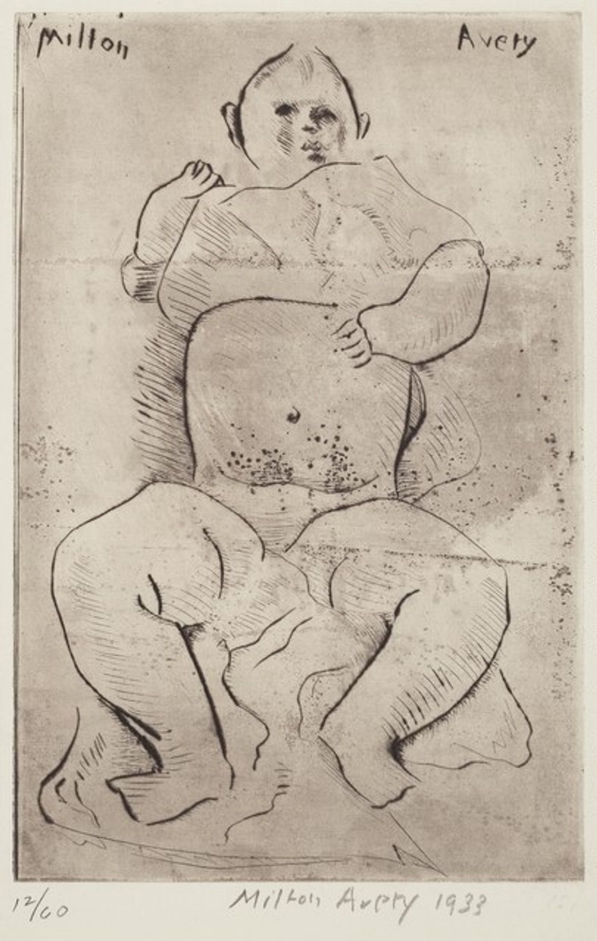 Baby Avery by Milton Avery