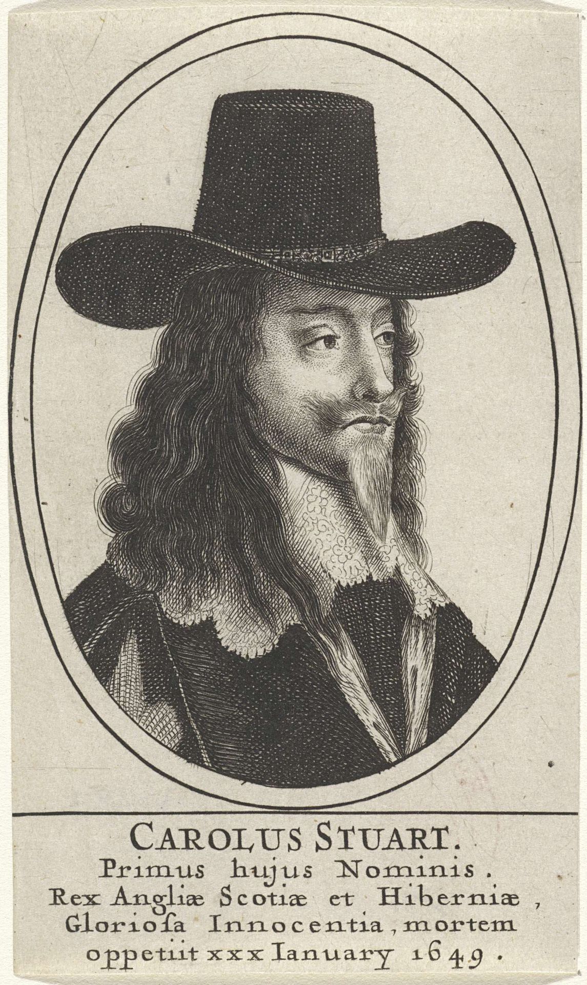 Portret van Karel I, koning van Engeland by Anonymous