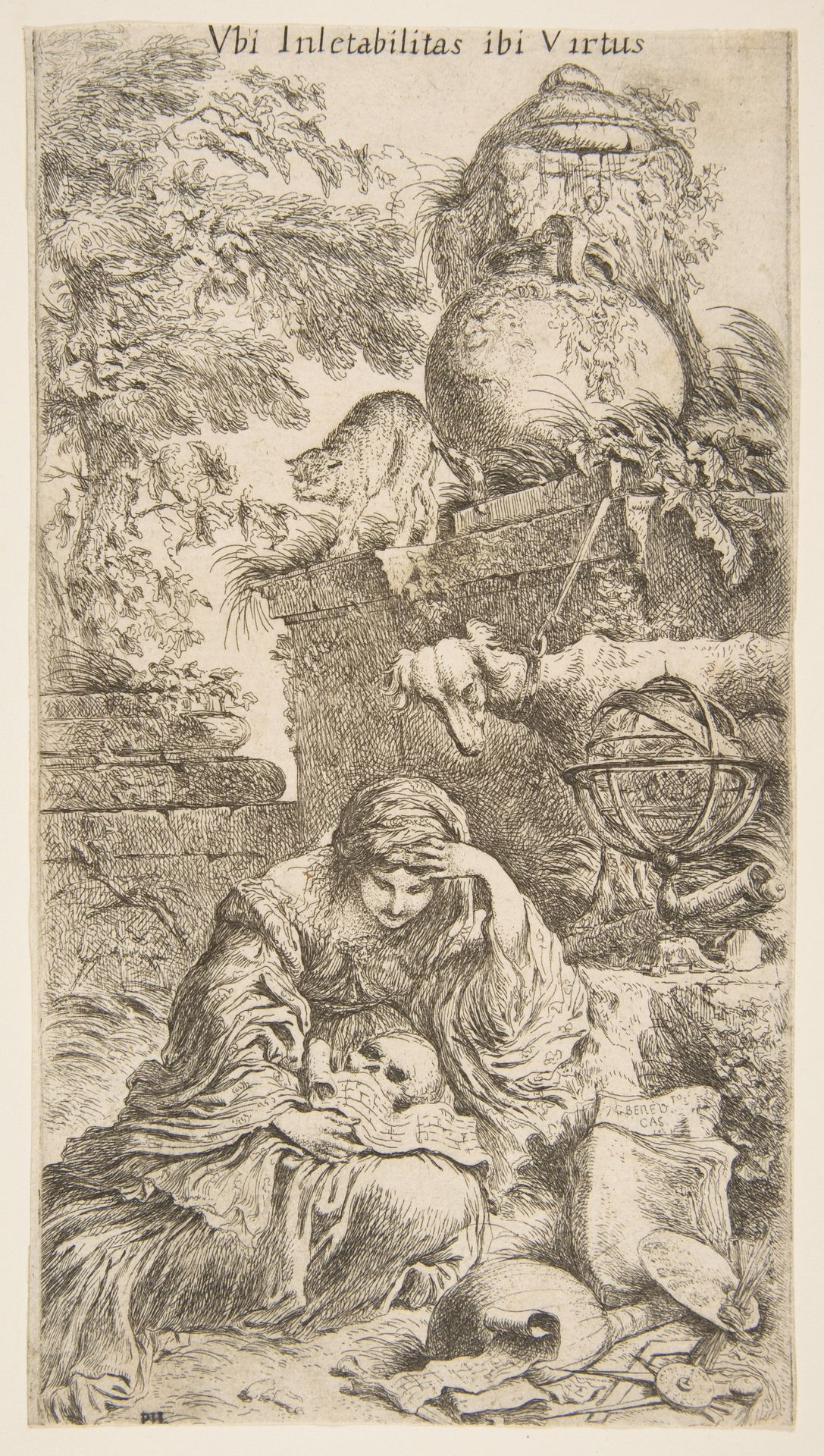 Melencholia by Giovanni Benedetto Castiglione (Il Grechetto)