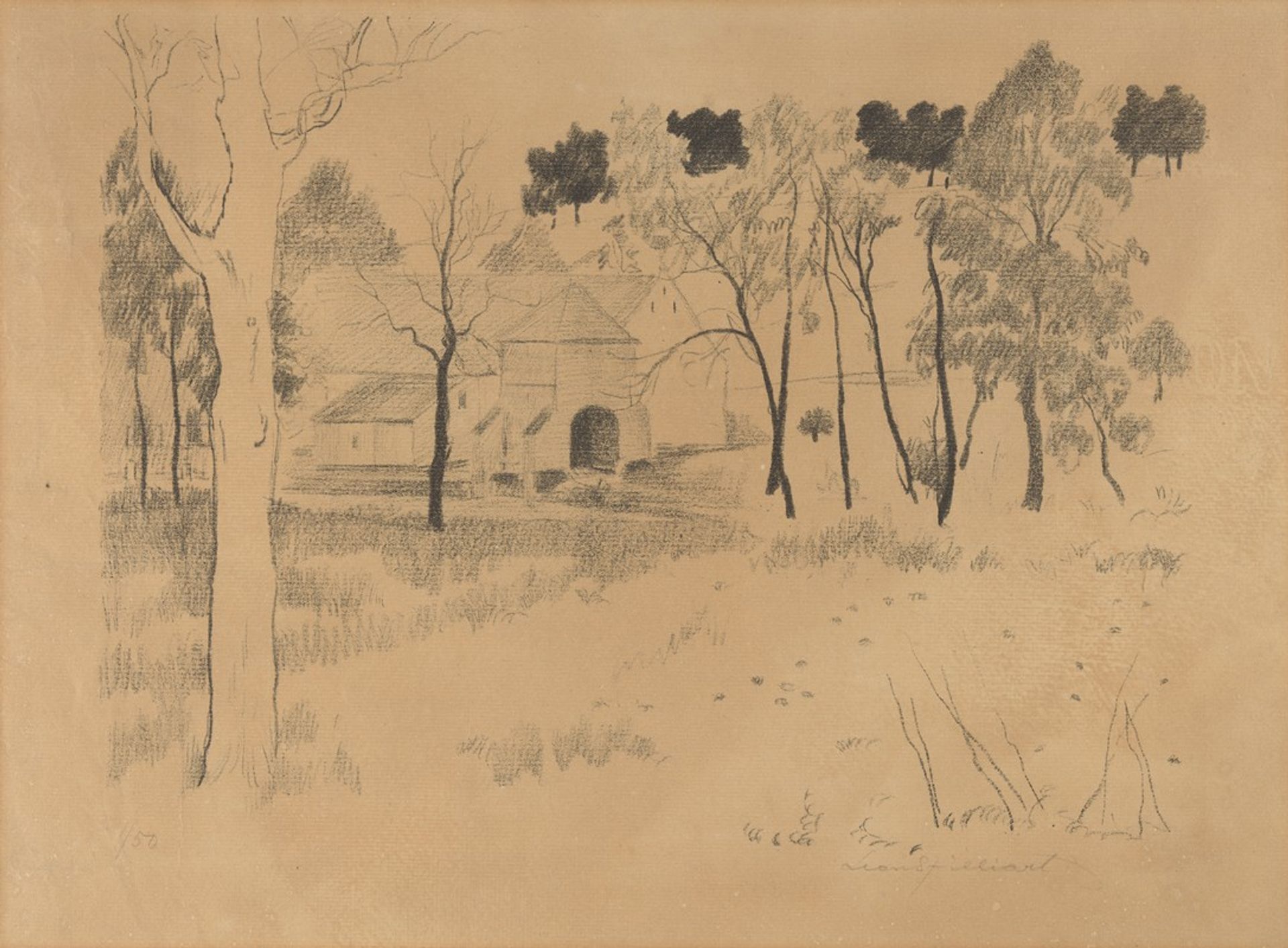 Gezicht op het Karreveld by Léon Spilliaert