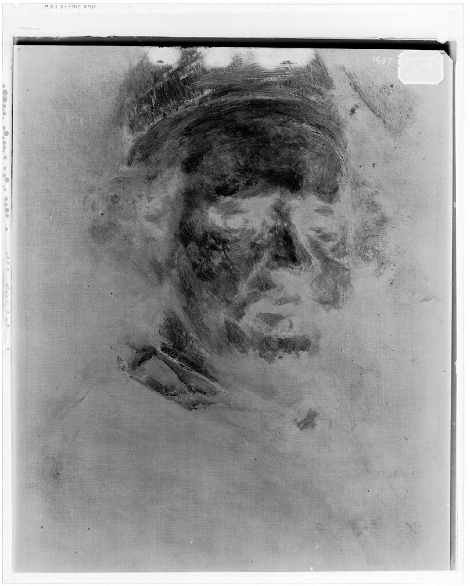 X-radiograph(s) of "Self-Portrait" by Artist of original: Rembrandt Harmensz. van Rijn