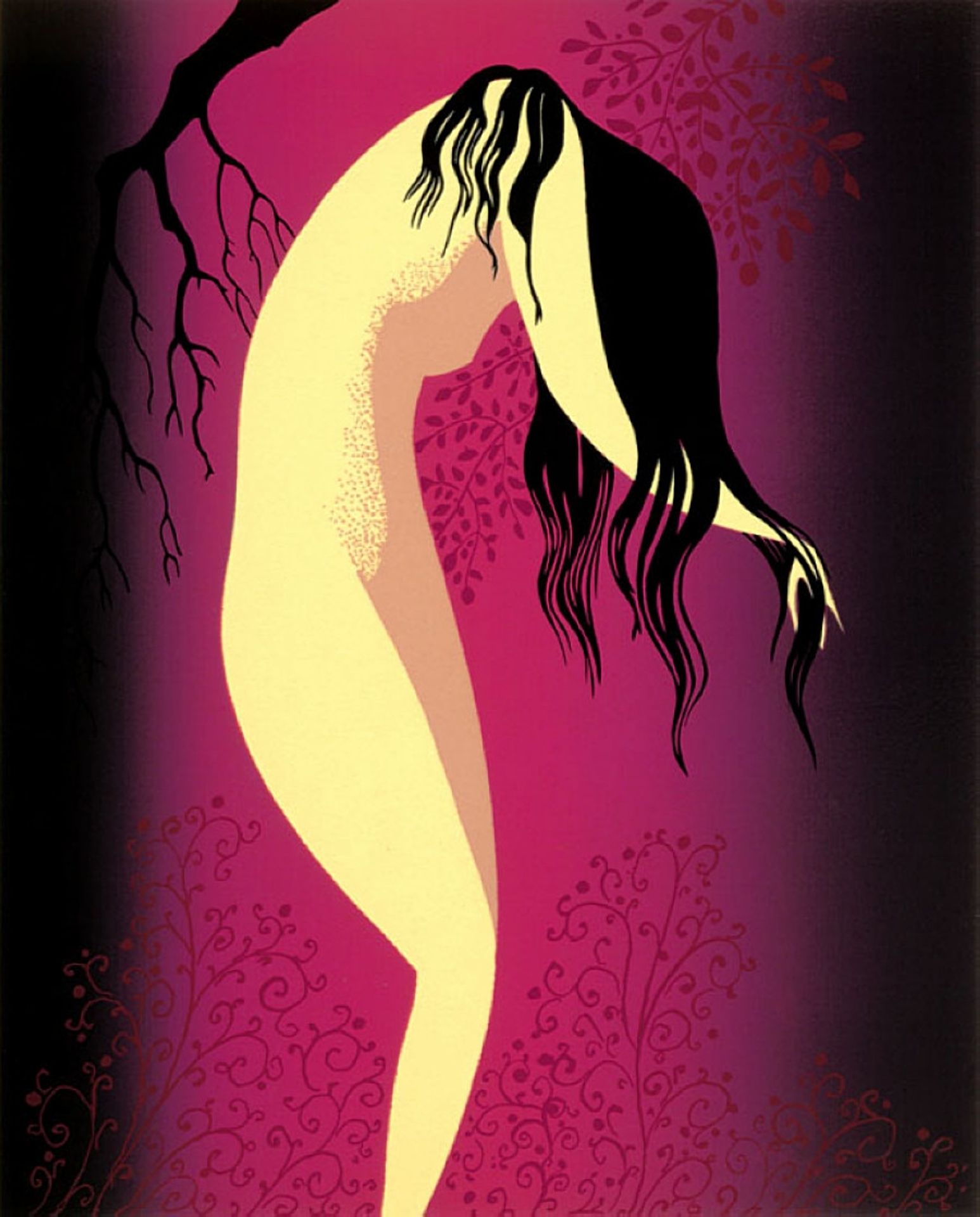 Deep Crimson by Eyvind Earle