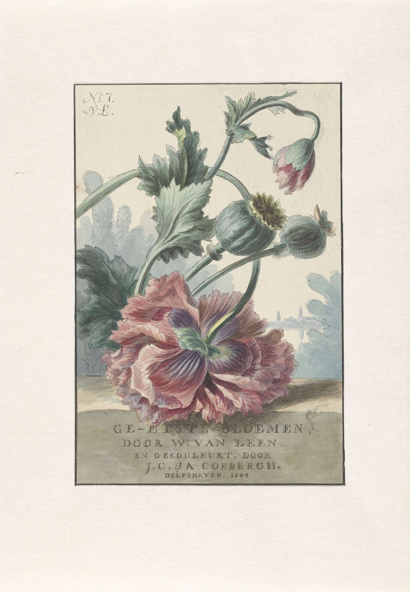 Klaprozen by Willem van Leen