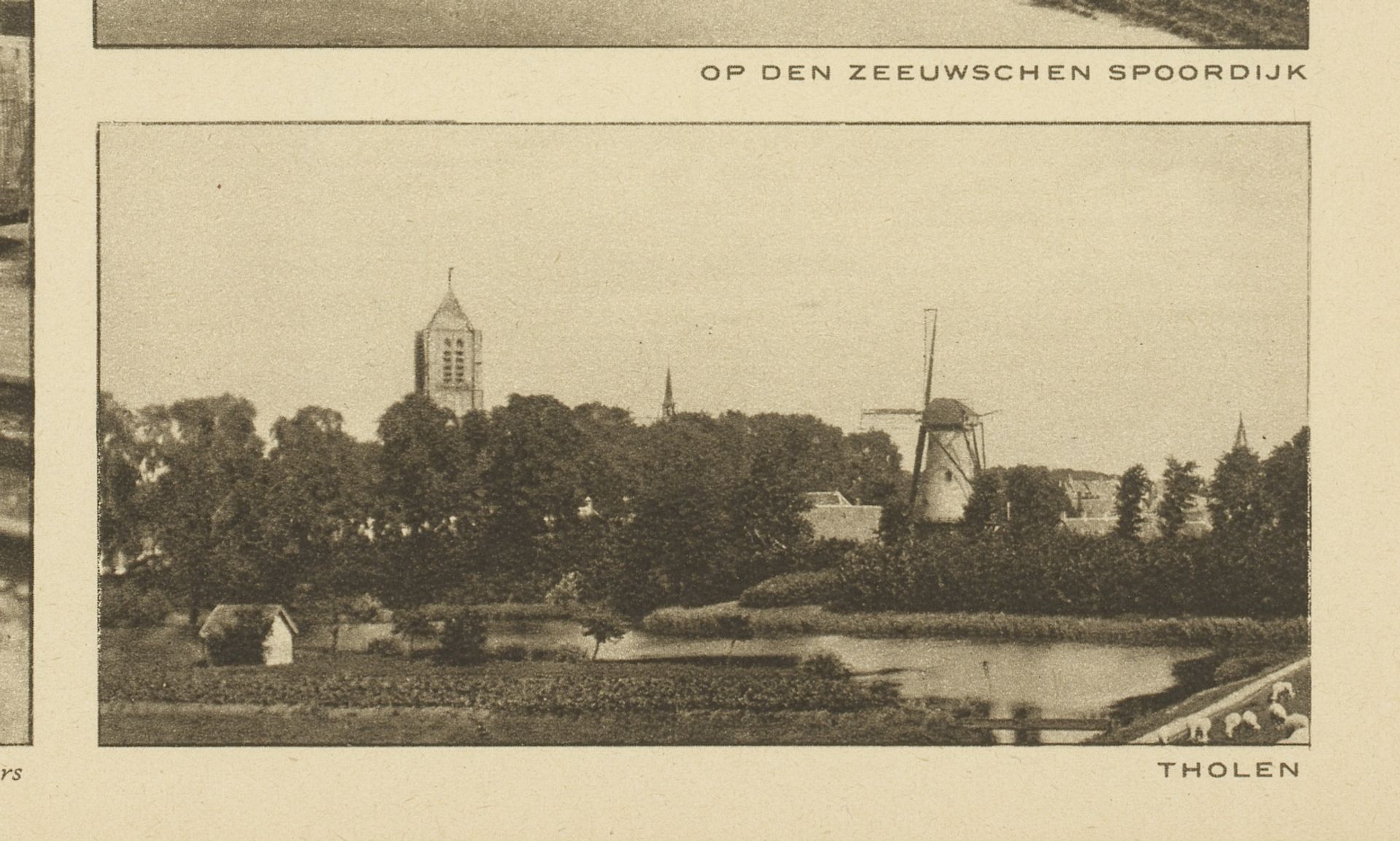 Gezicht op Tholen by Anonymous