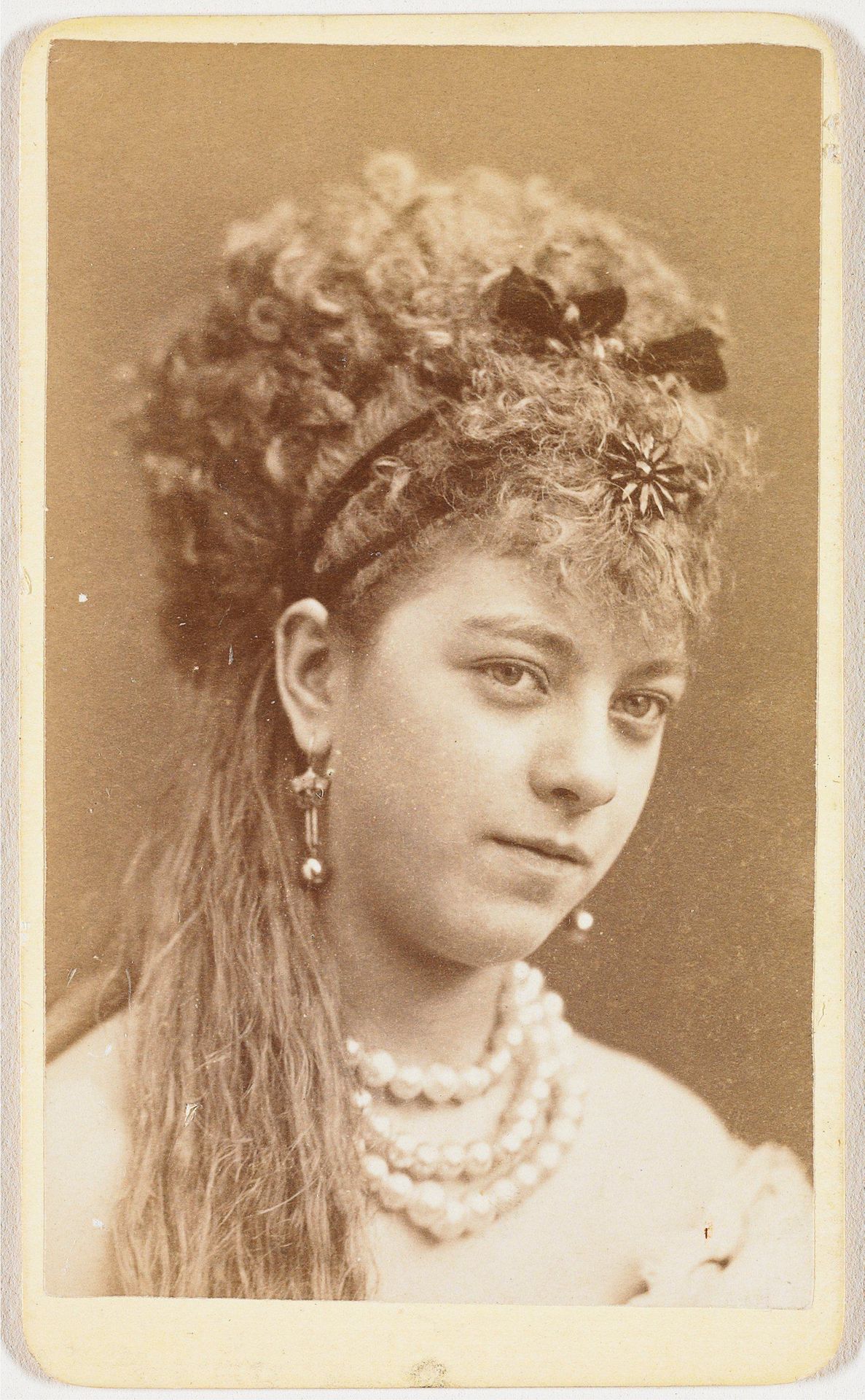 Untitled [portrait of an unidentified actress] by Jeremiah Gurney