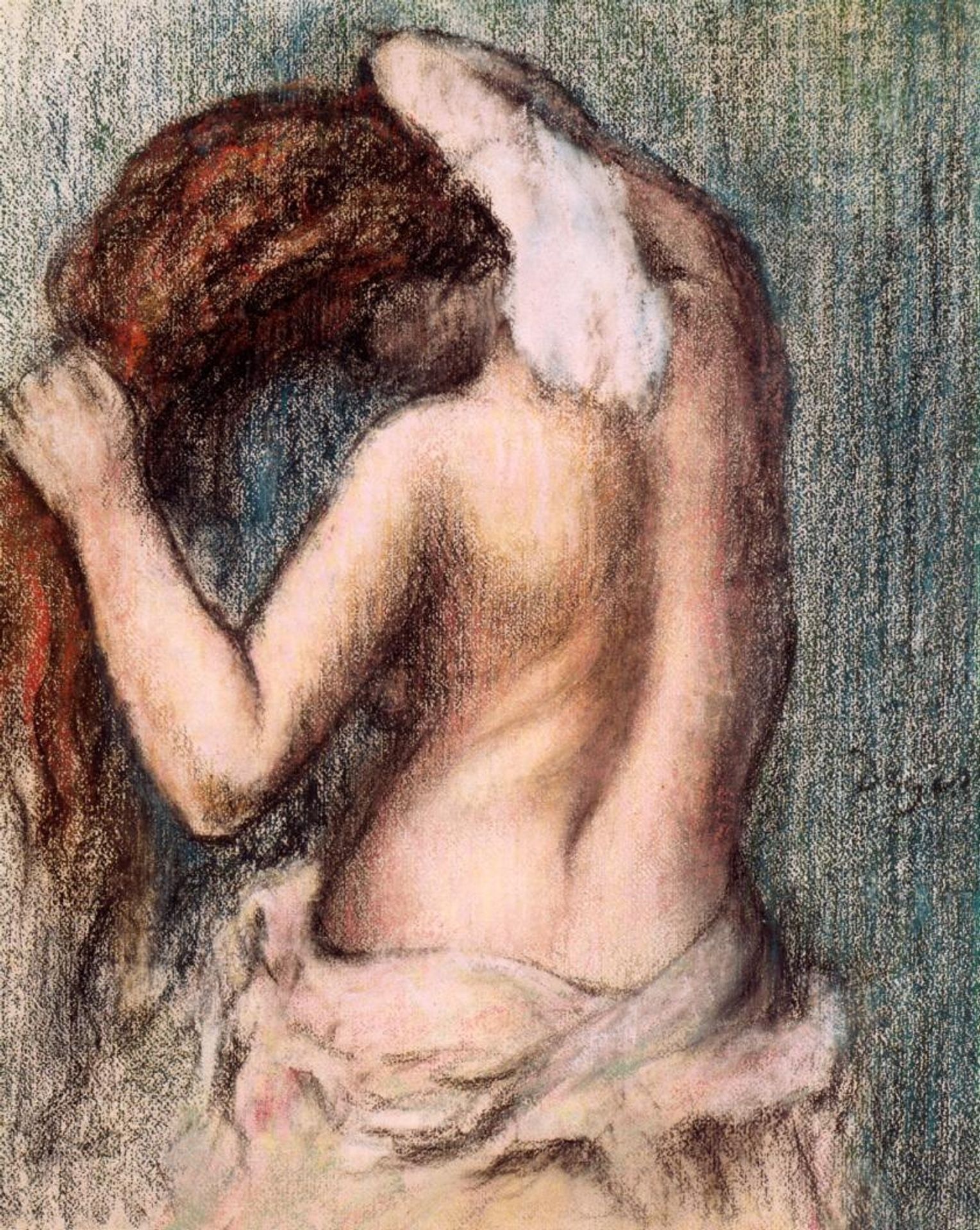 Woman Drying Herself by Edgar Degas