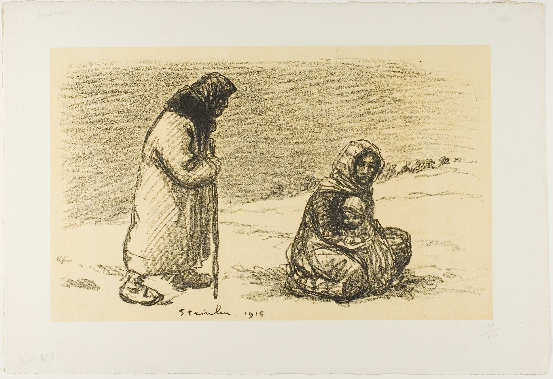Serbian Cavalry, First Episode by Théophile Alexandre Steinlen