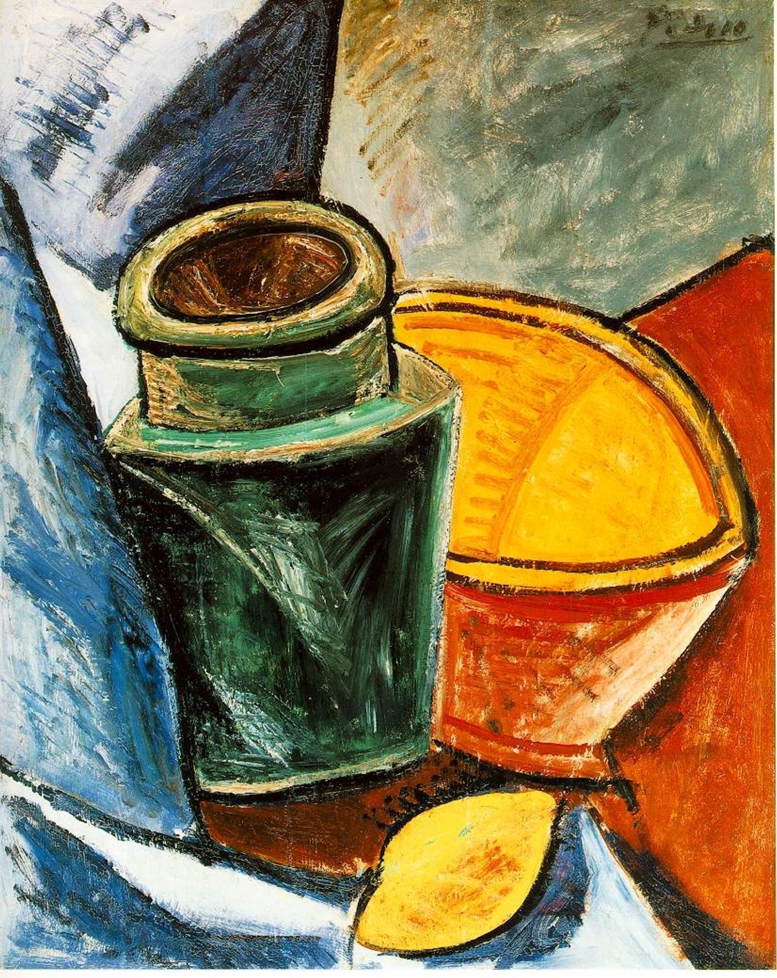 Still life with lemons by Pablo Picasso
