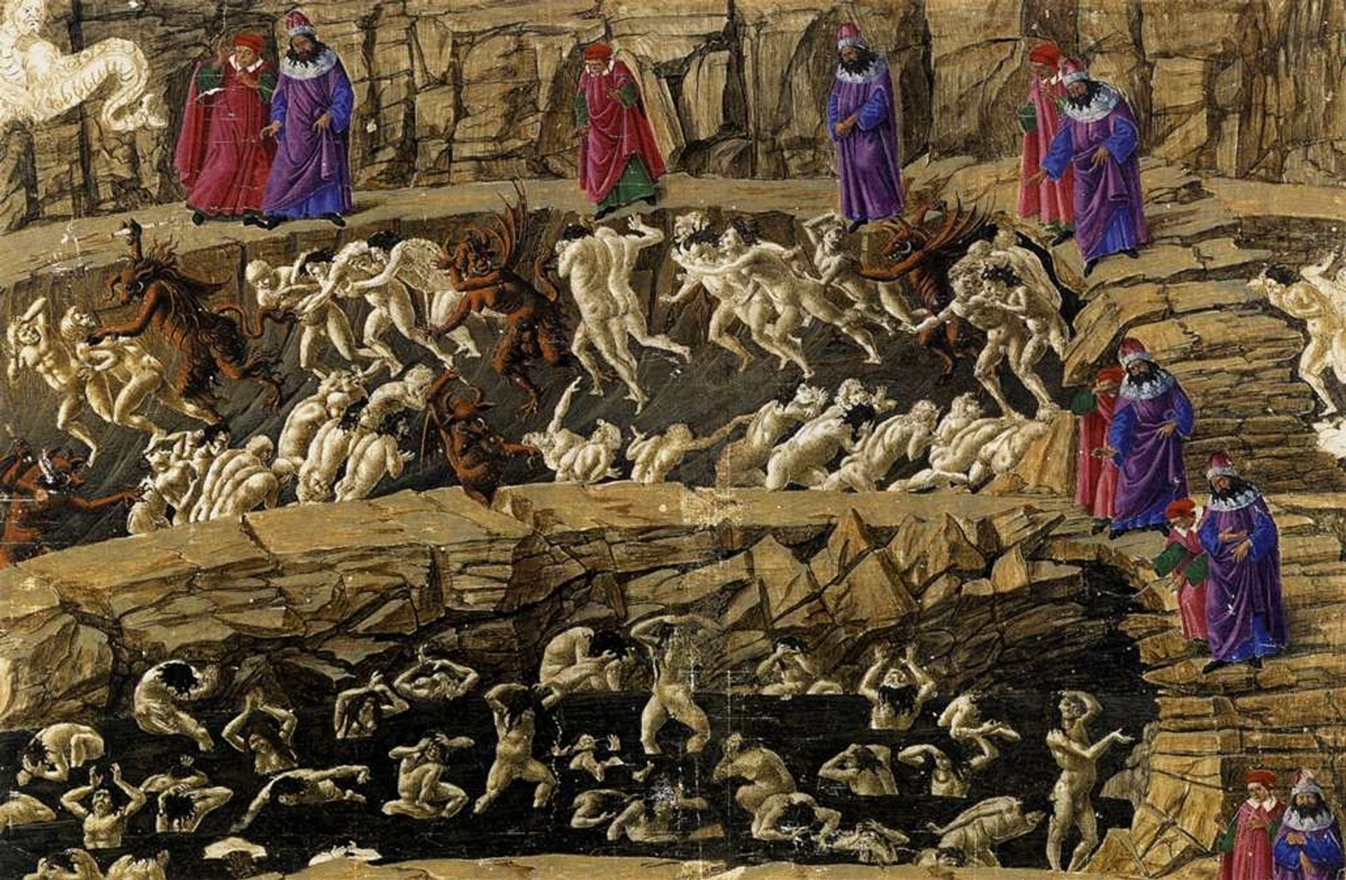 Inferno, Canto XVIII by Sandro Botticelli