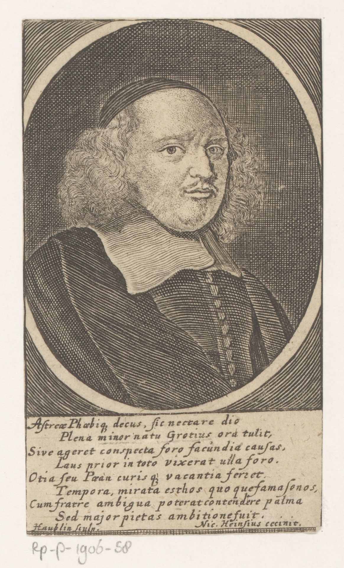 Portret van Willem de Groot by Nicolaus Häublin