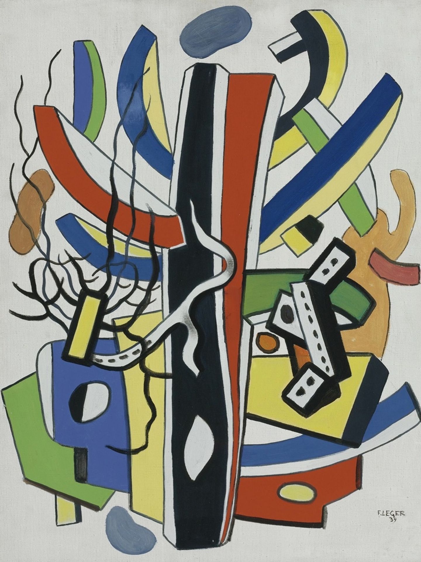 Composition polychrome by Fernand Léger