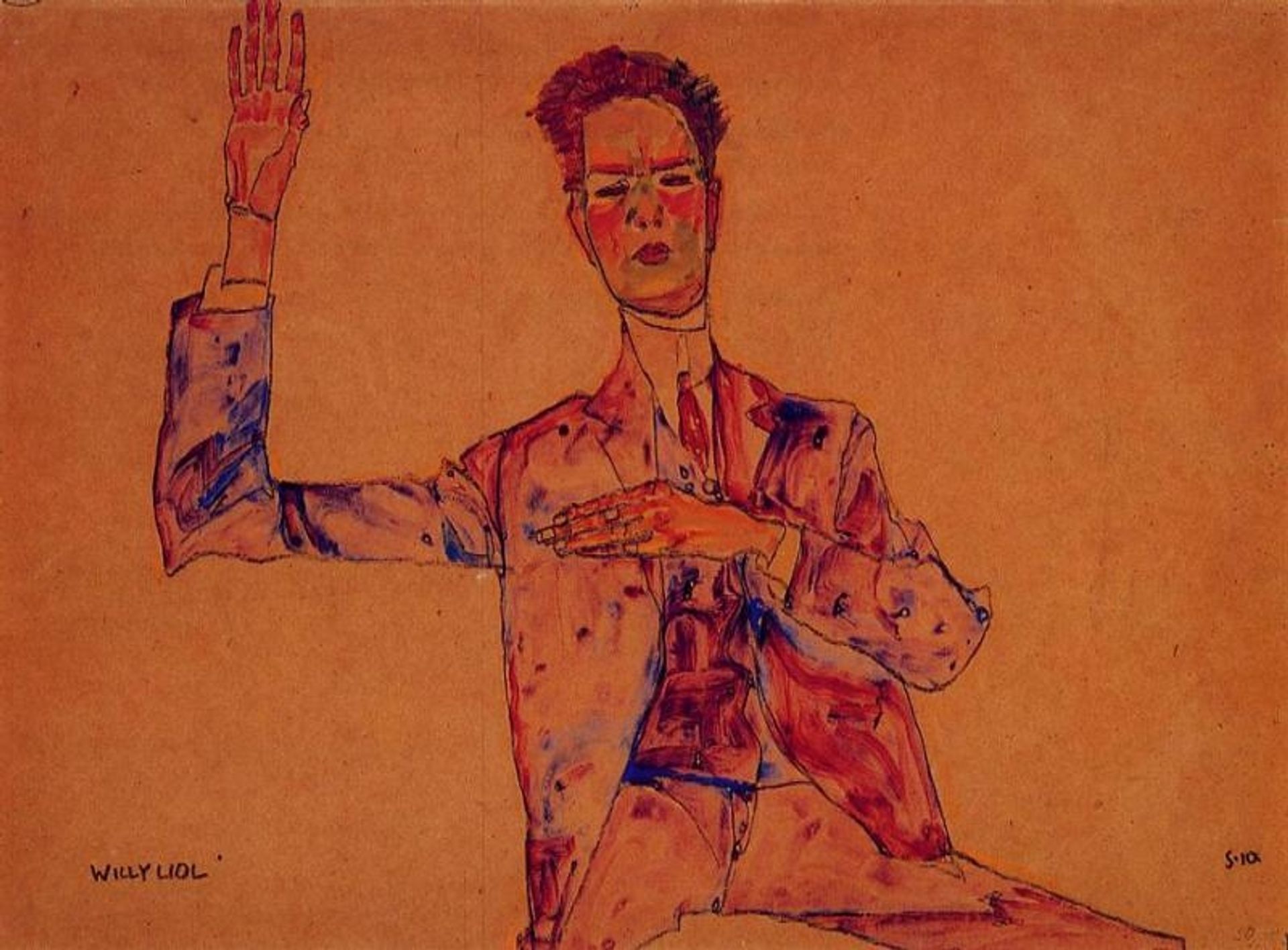 Willy Lidl by Egon Schiele
