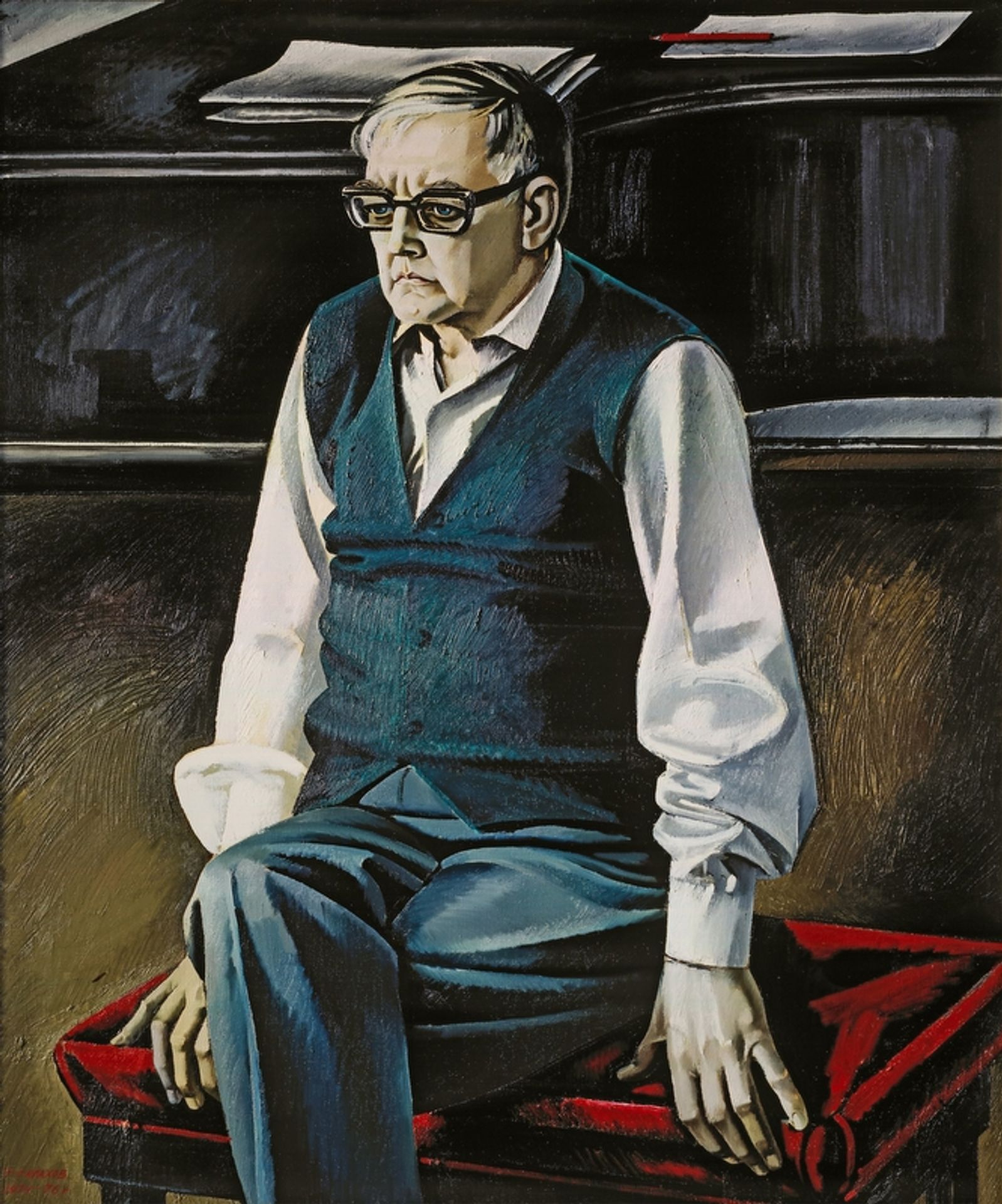 Portrait of Shostakovich by Tahir Salahov