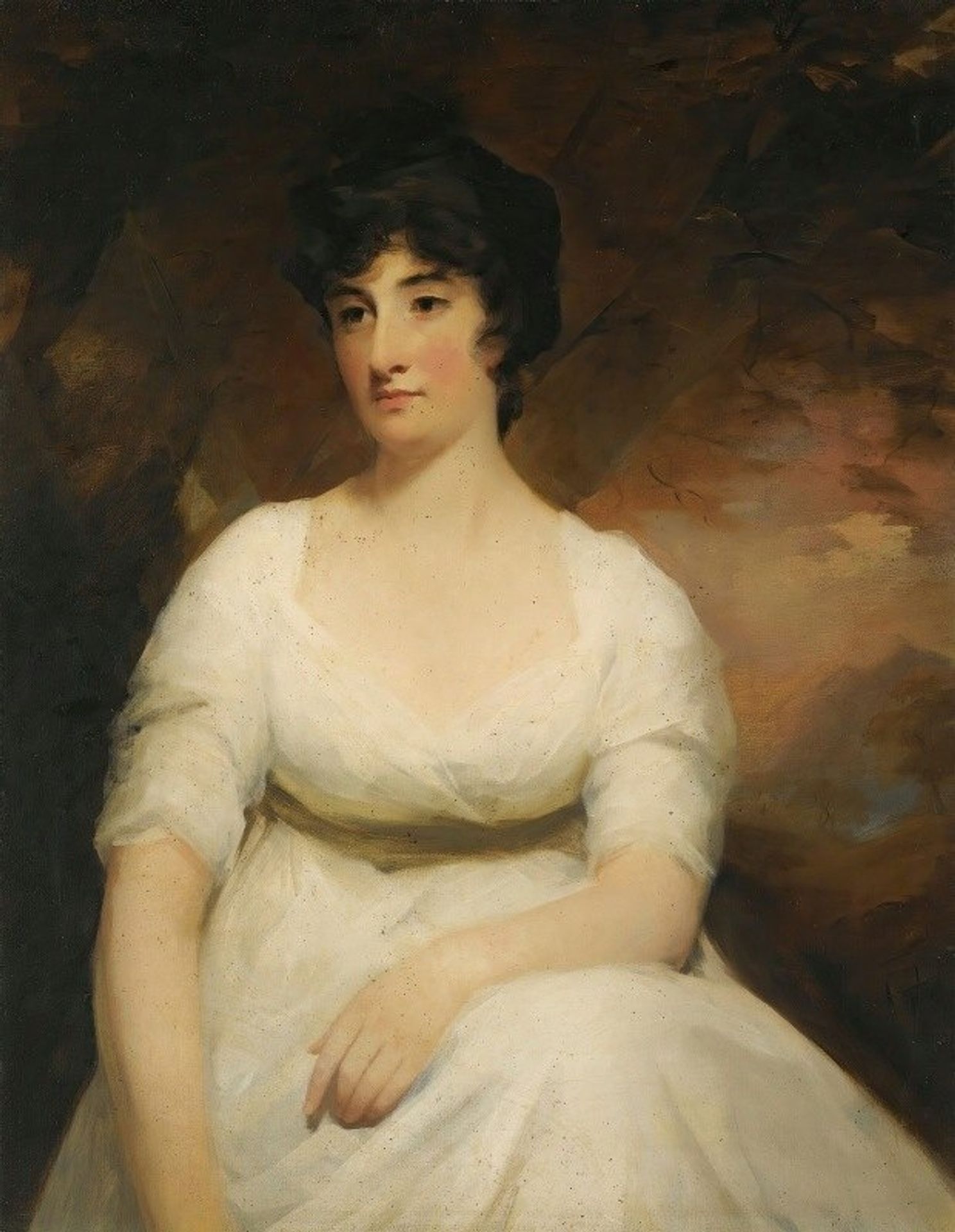 Portrait Of Katherine Hamilton, Lady Suttie Of Balgone by Henry Raeburn