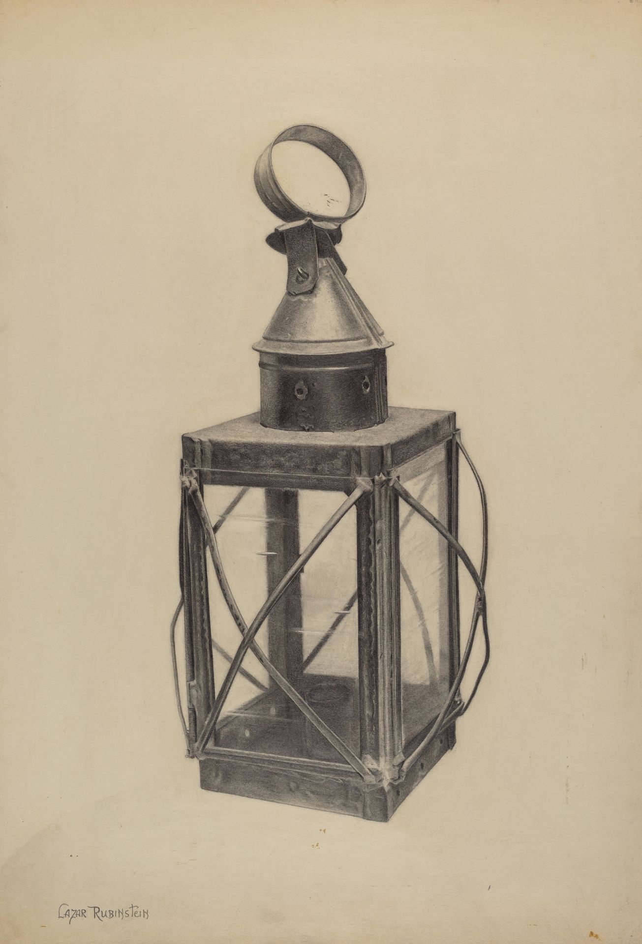 Hand Lantern by Lazar Rubinstein