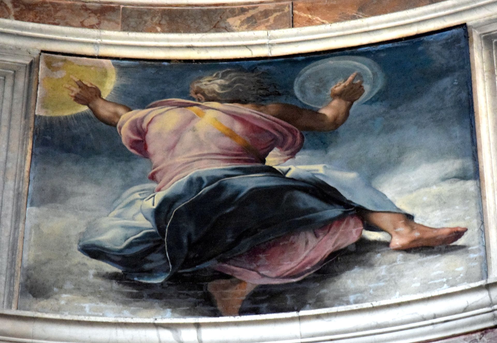 Creation of the Sun and the Moon by Francesco de' Rossi (Francesco Salviati), "Cecchino"
