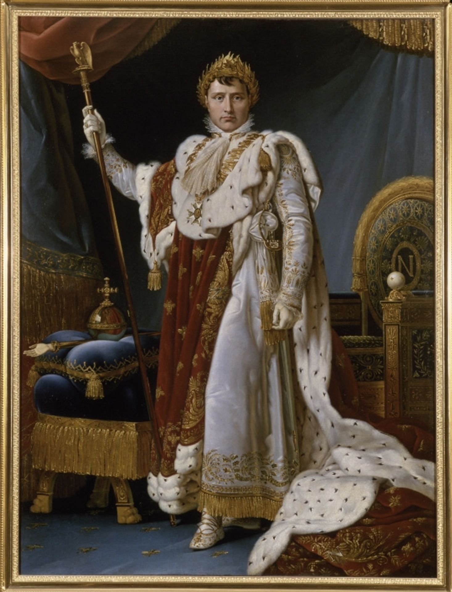 Emperor Napoleon I in coronation costume by François Gérard