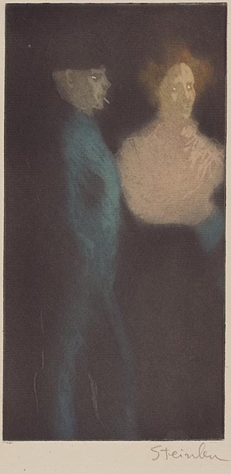 Fille et Souteneur by Théophile Alexandre Steinlen