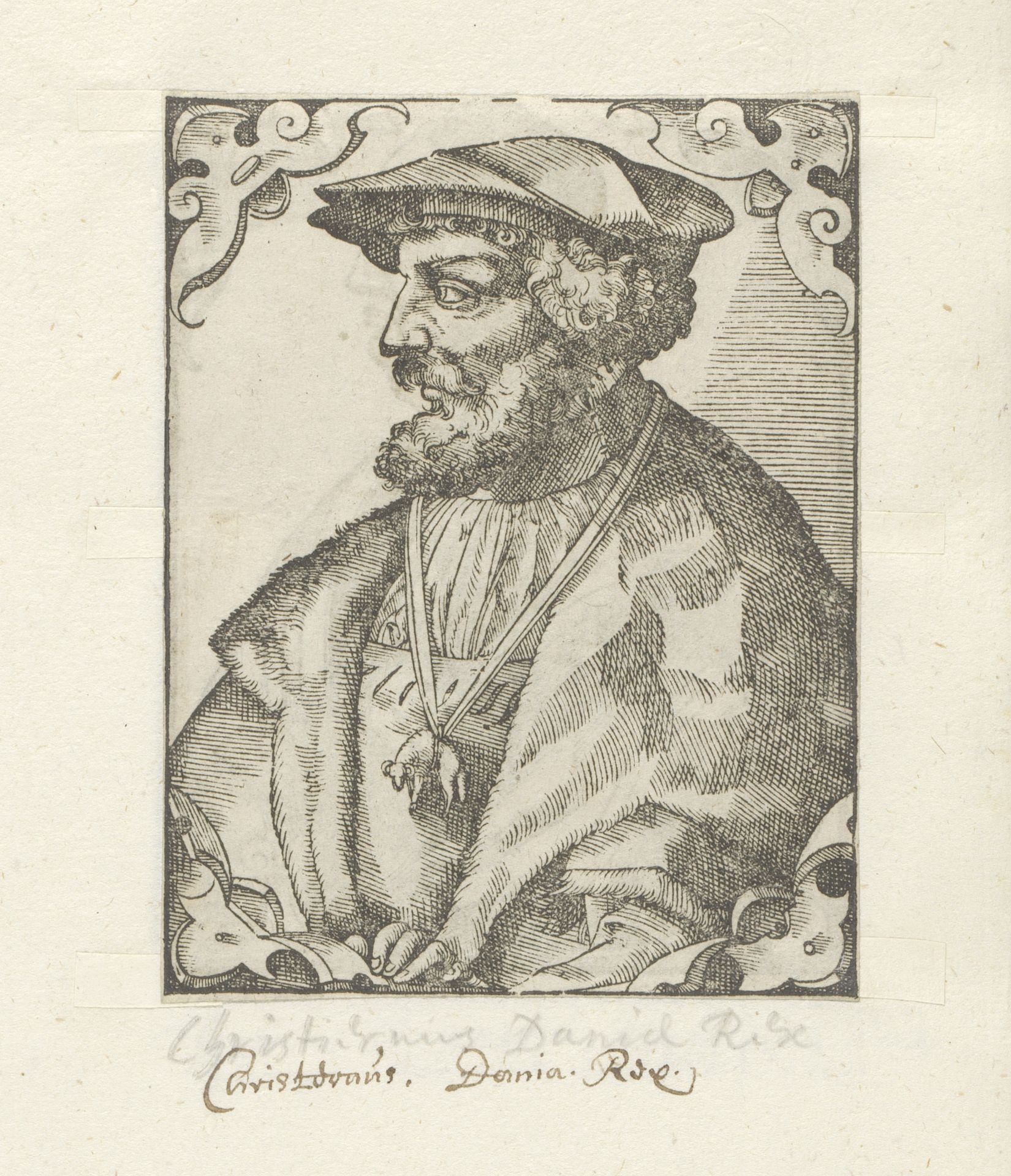 Portret van Christiaan I van Denemarken by Anonymous