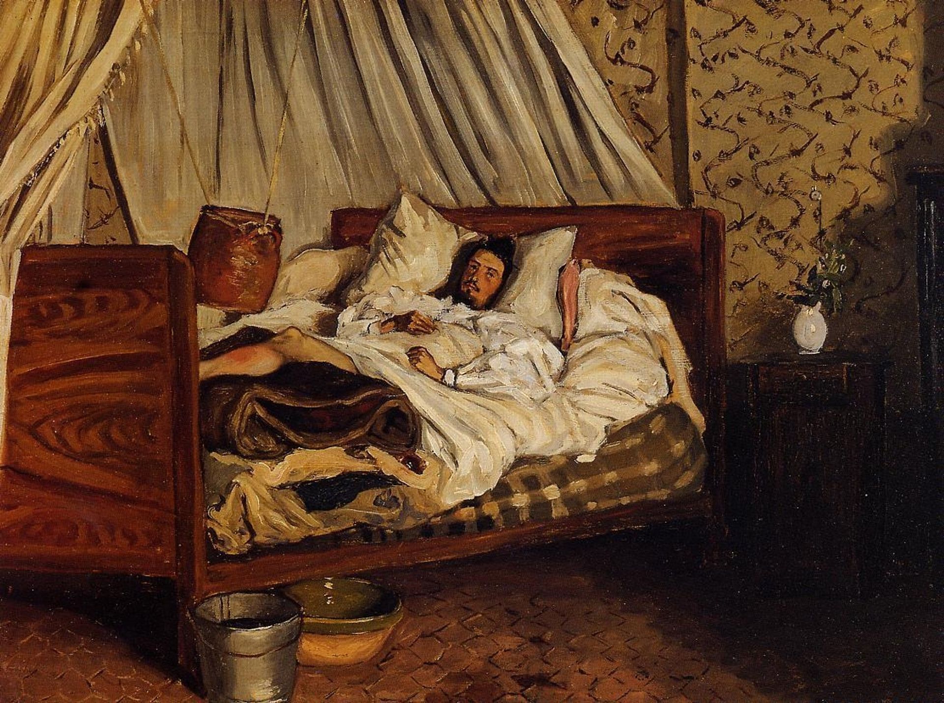 The Improvised Field-Hospital by Frederic Bazille