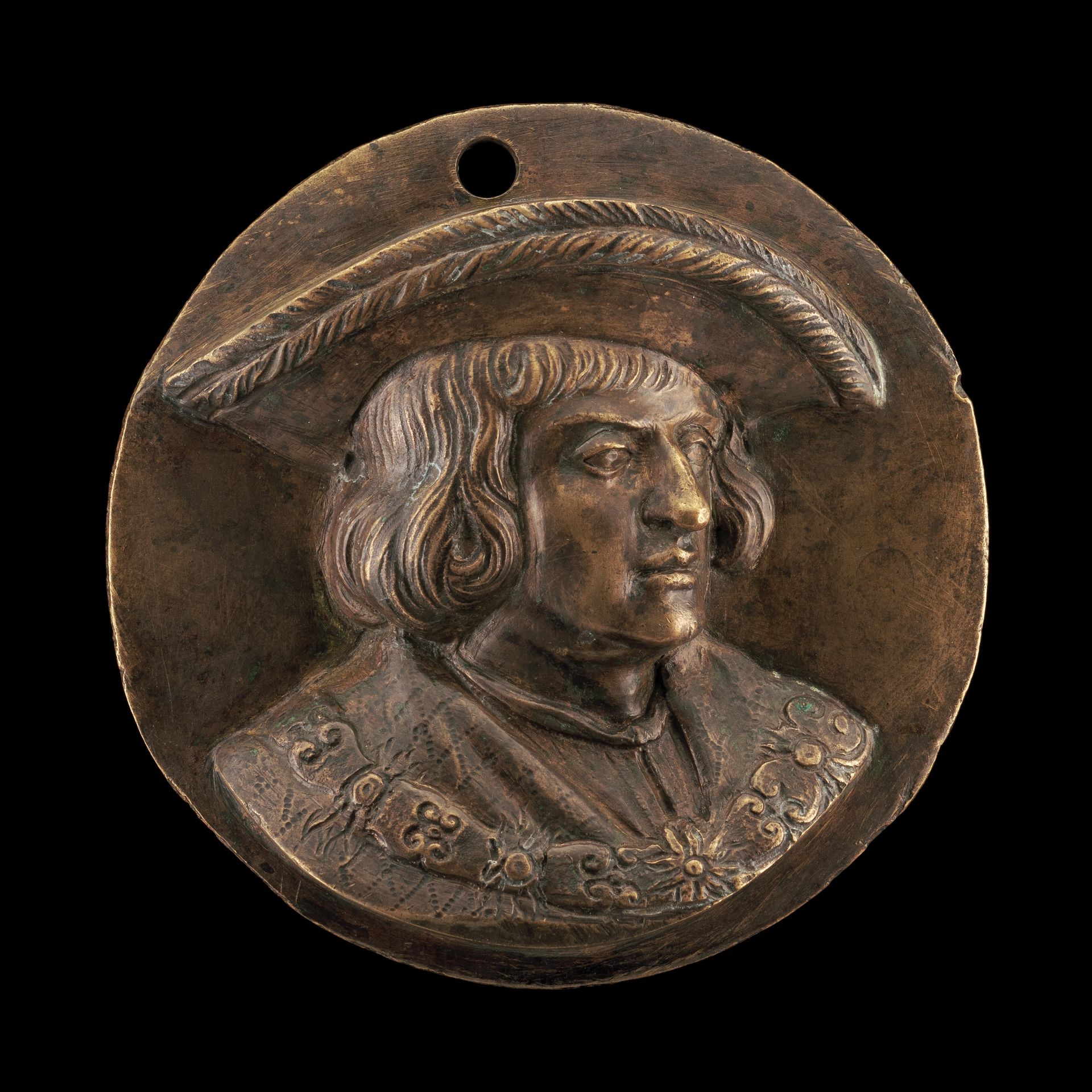 Maximilian I, 1459-1519, Archduke of Austria, Holy Roman Emperor 1494 by Georg Schweigger