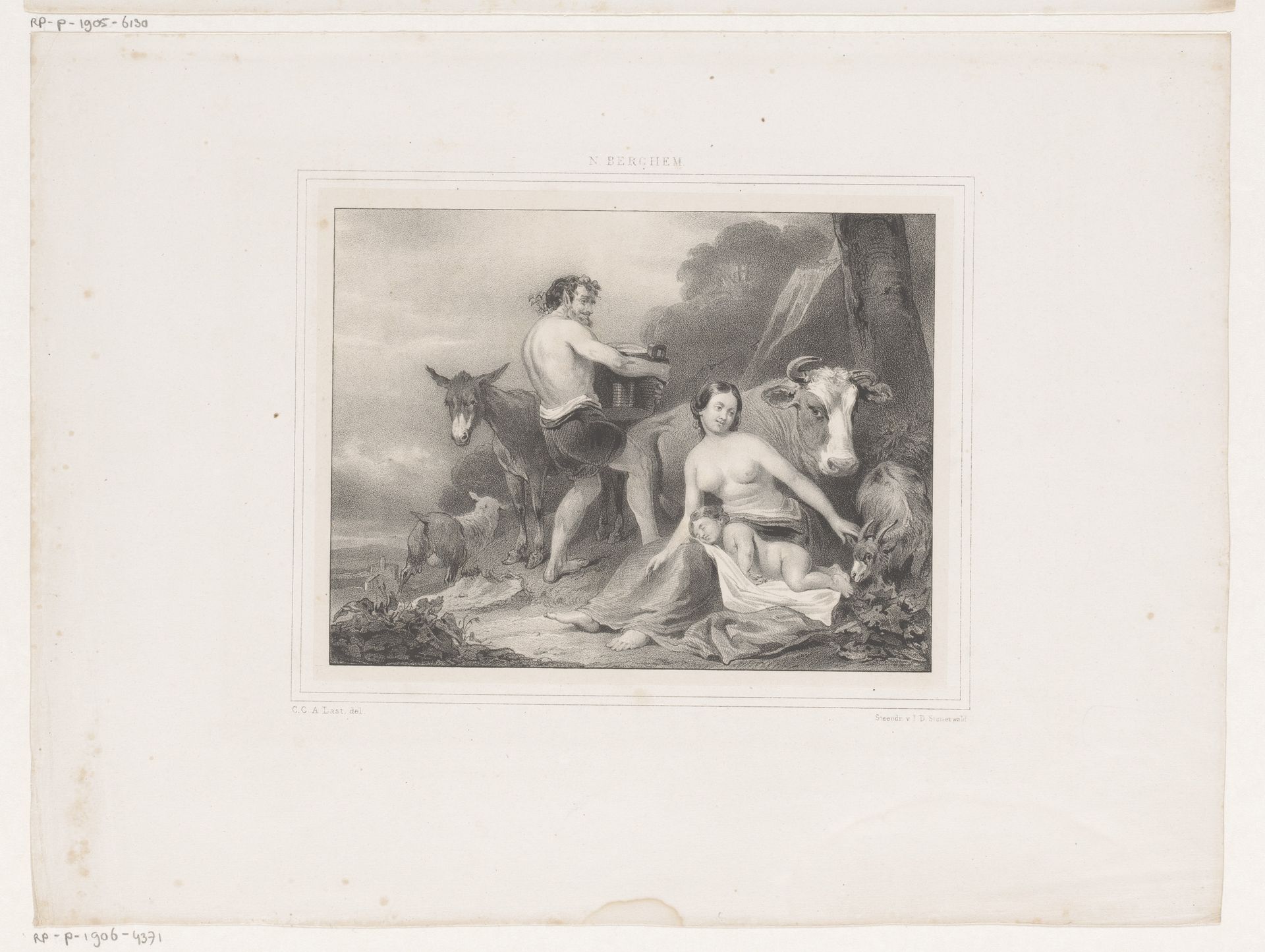Opvoeding van Jupiter by Carel Christiaan Antony Last
