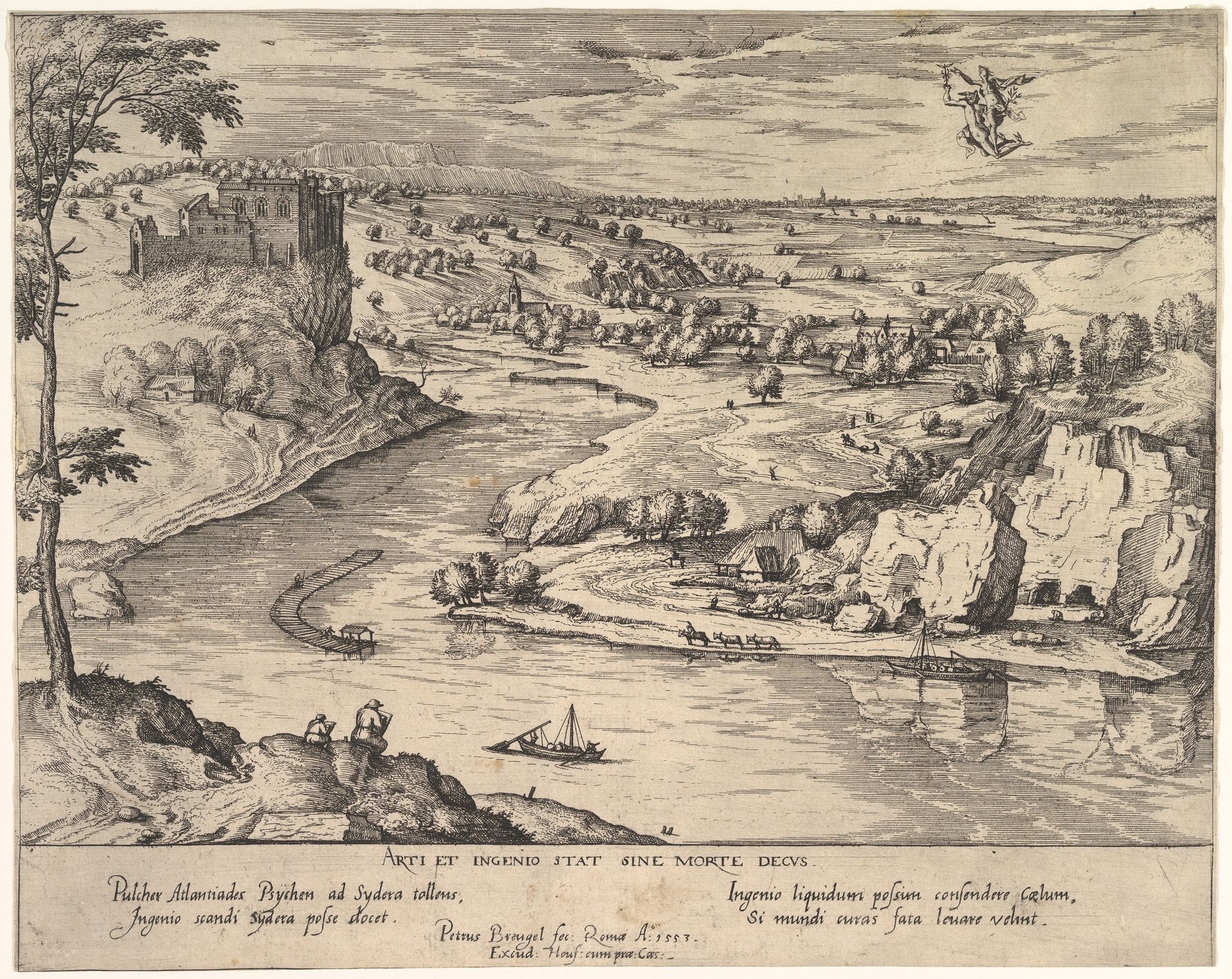 River Landscape with Mercury Abducting Psyche by Simon Novellanus