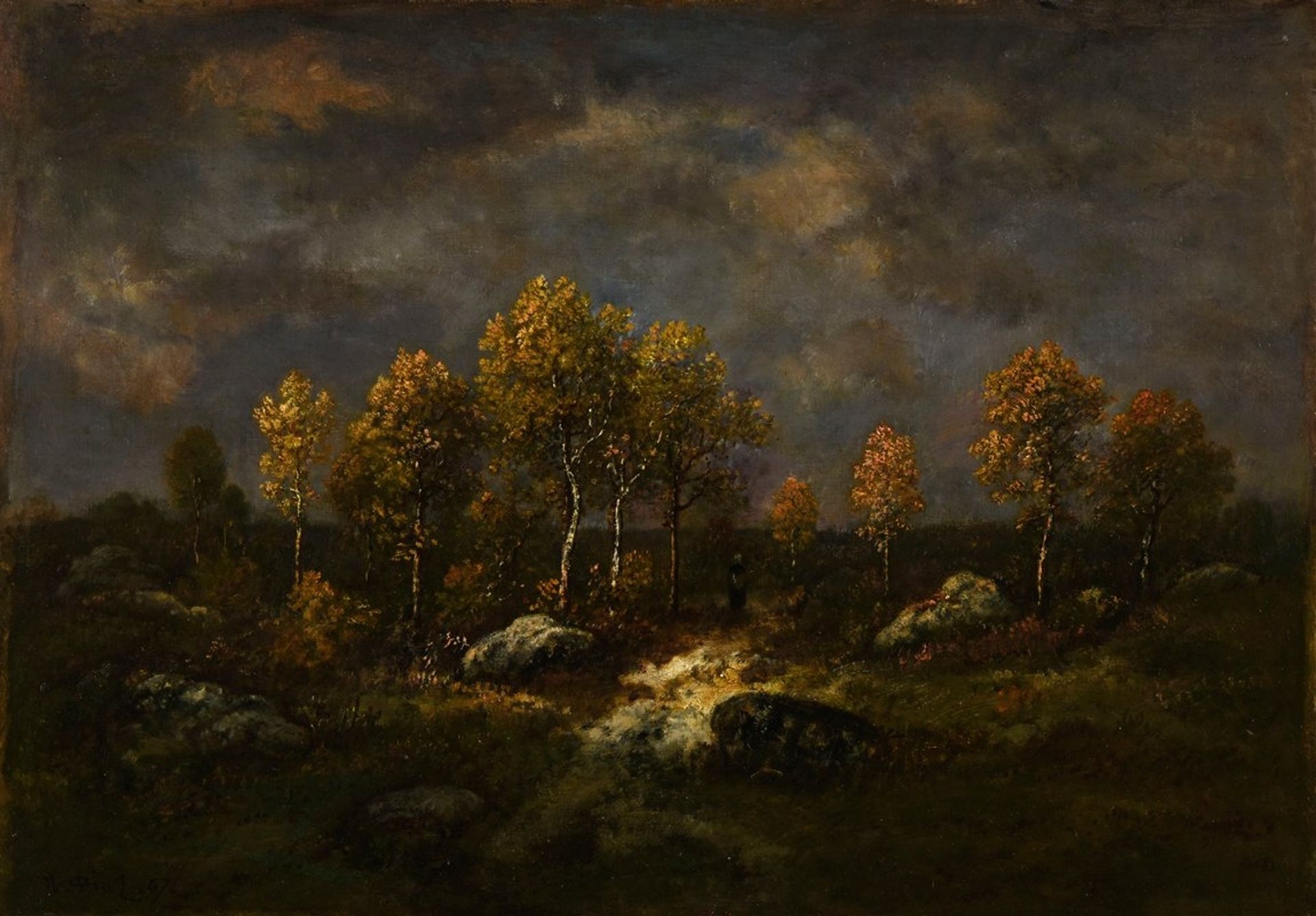 Ciel d’orage by Narcisse-Virgilio Diaz