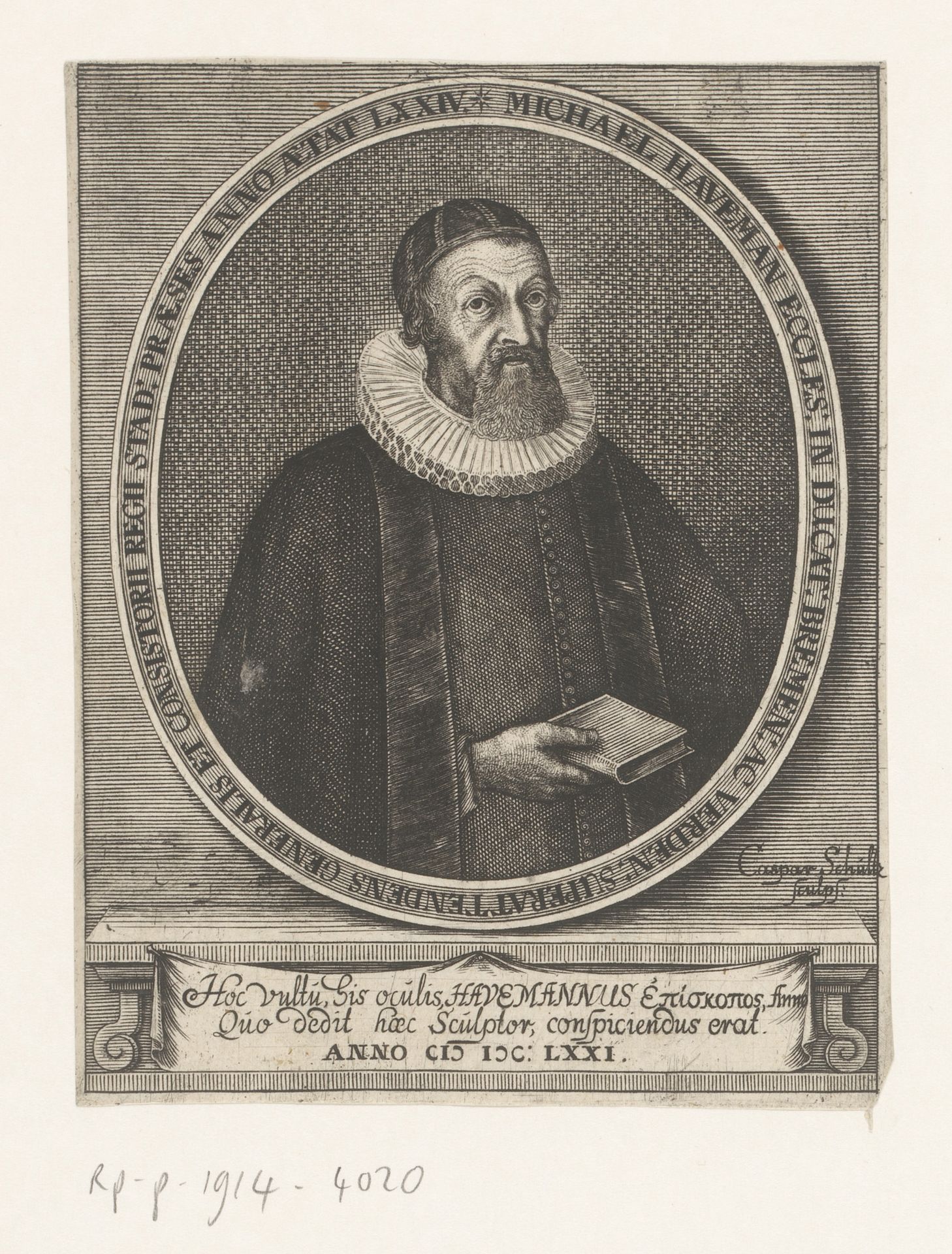 Portret van Michael Havemann by Kaspar Schultze