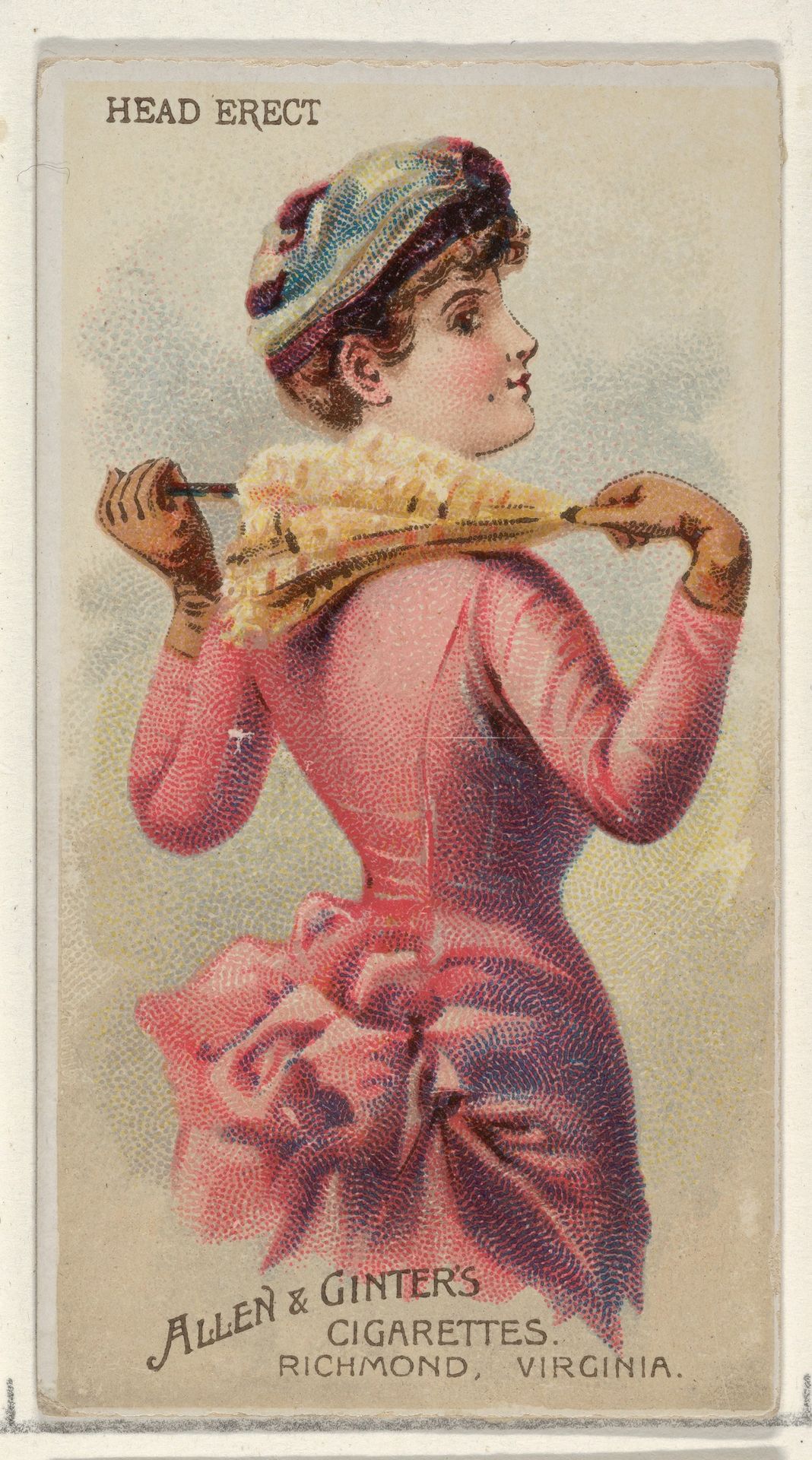 Head Erect, from the Parasol Drills series (N18) for Allen & Ginter Cigarettes Brands by Allen & Ginter