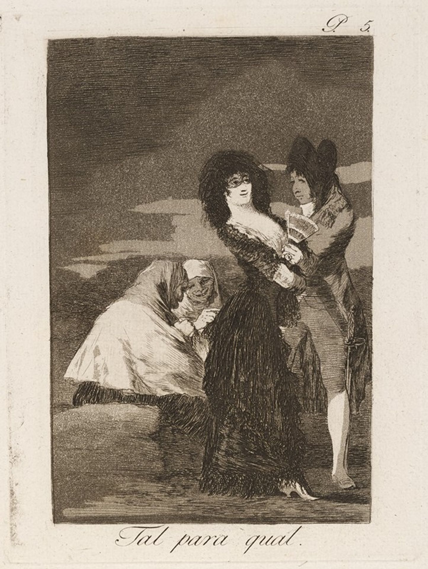 Tal para qual. by Francisco de Goya