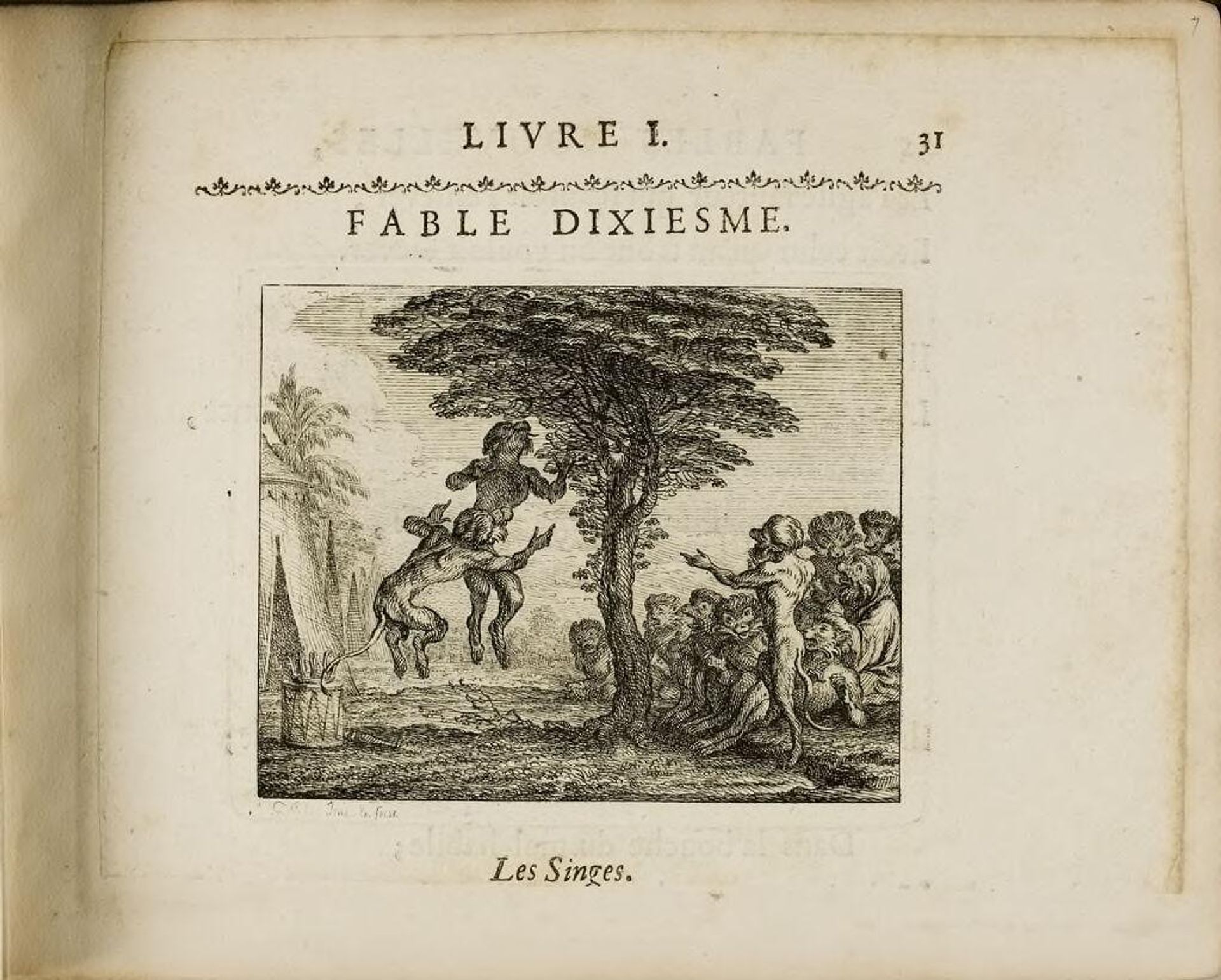 The Monkeys by Claude Gillot