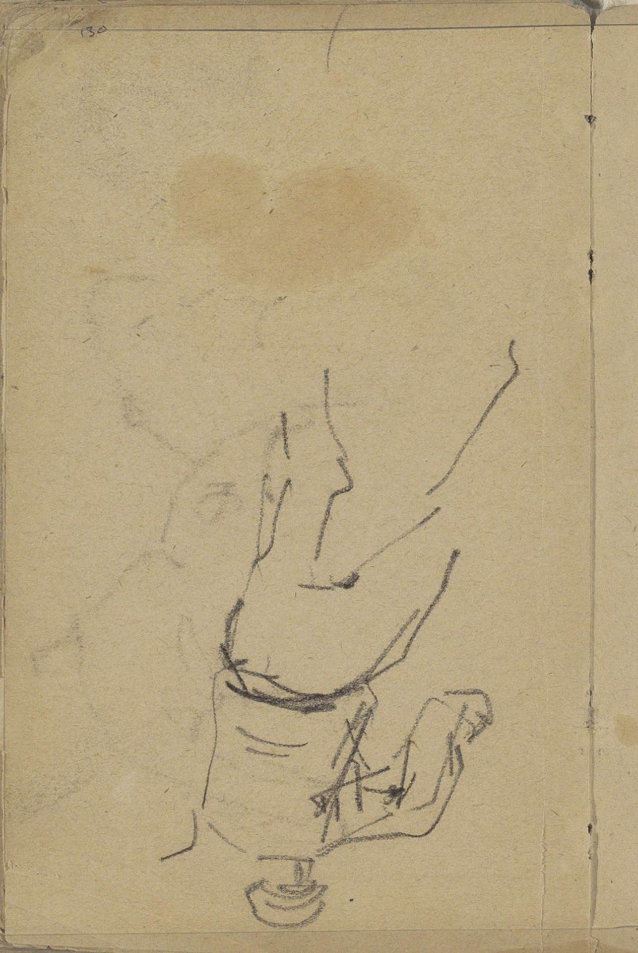 Man met pet by George Hendrik Breitner