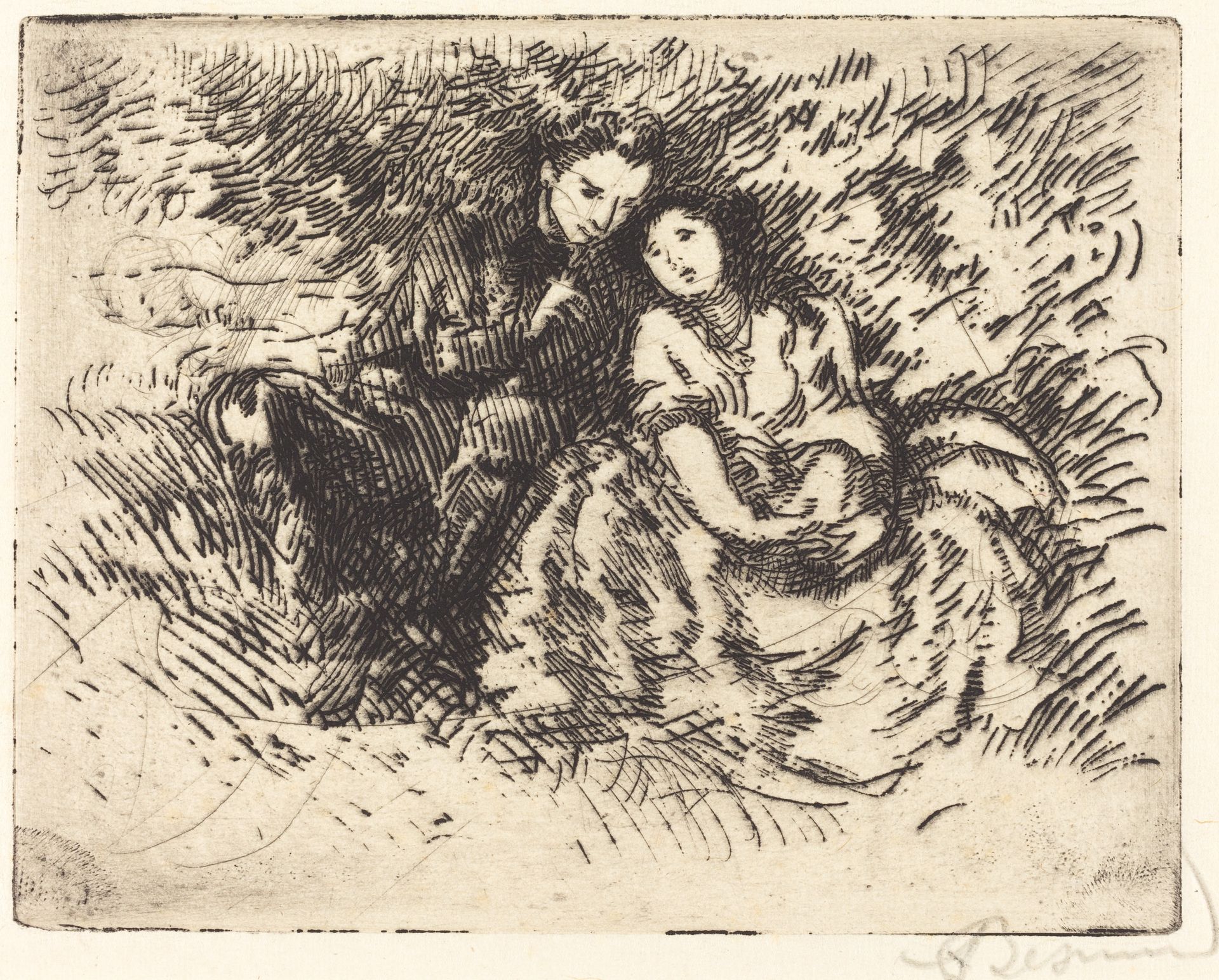 Amorous Conversation by Paul-Albert Besnard