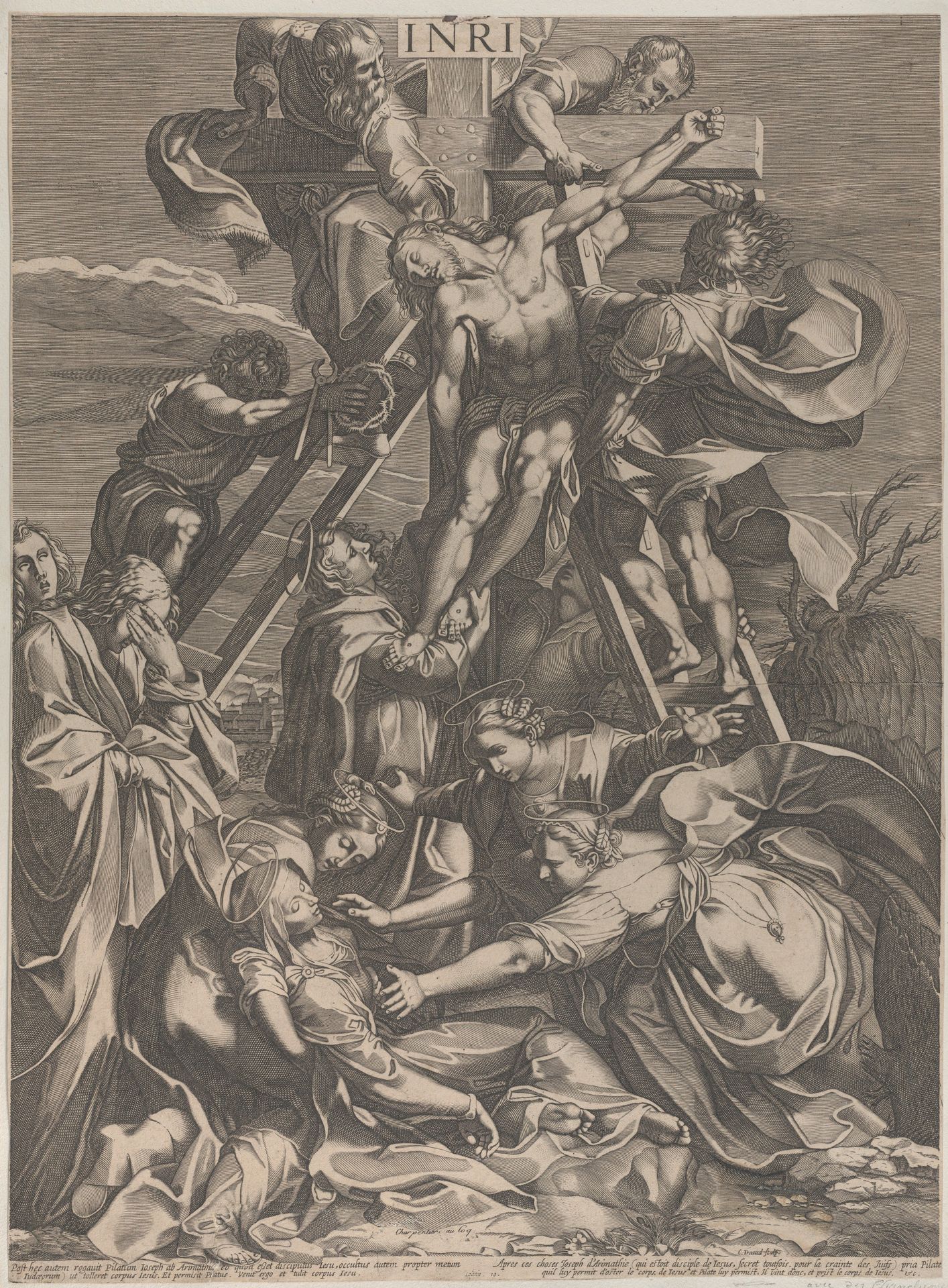 The Descent from the Cross by Charles David