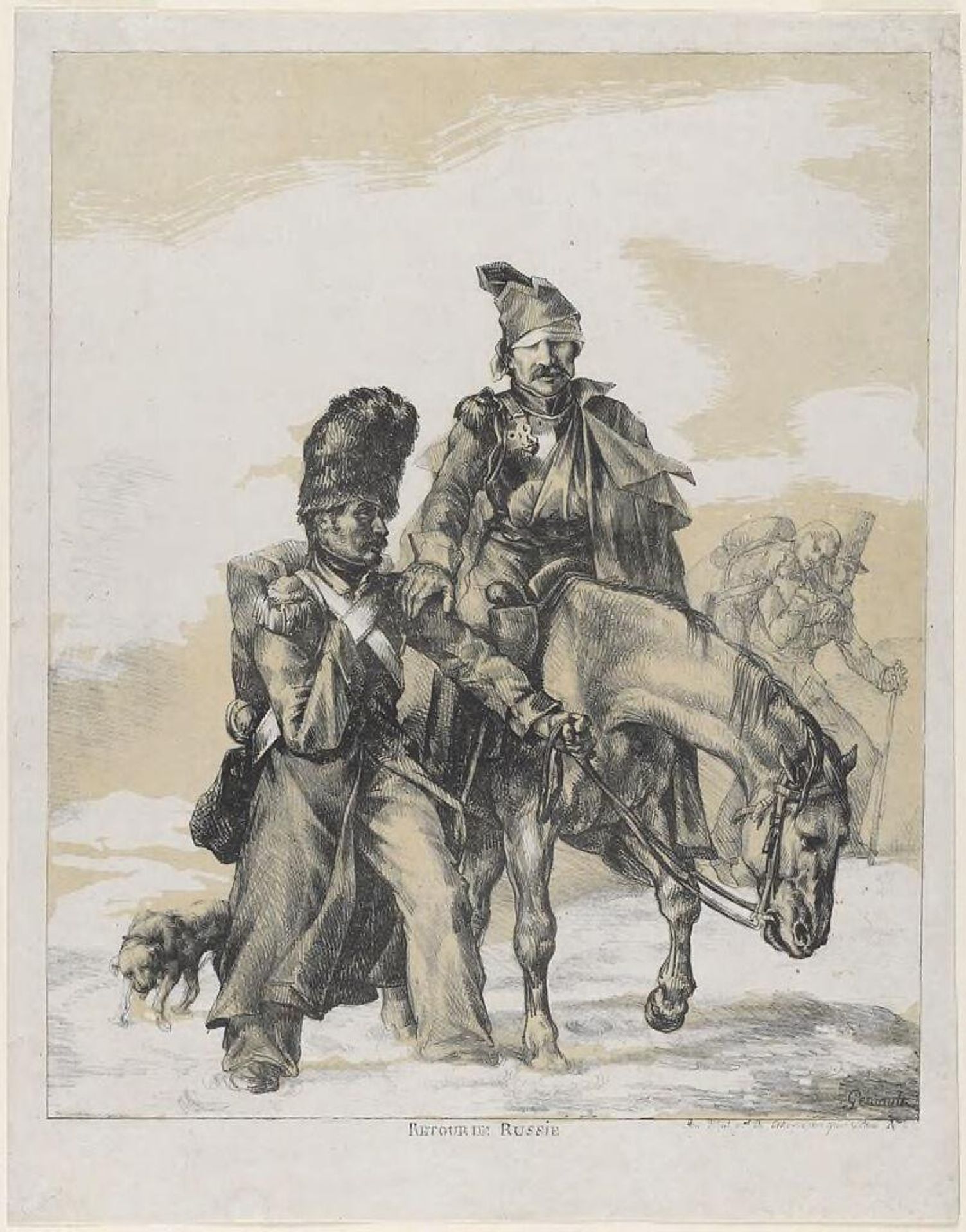 Return from Russia by Théodore Géricault