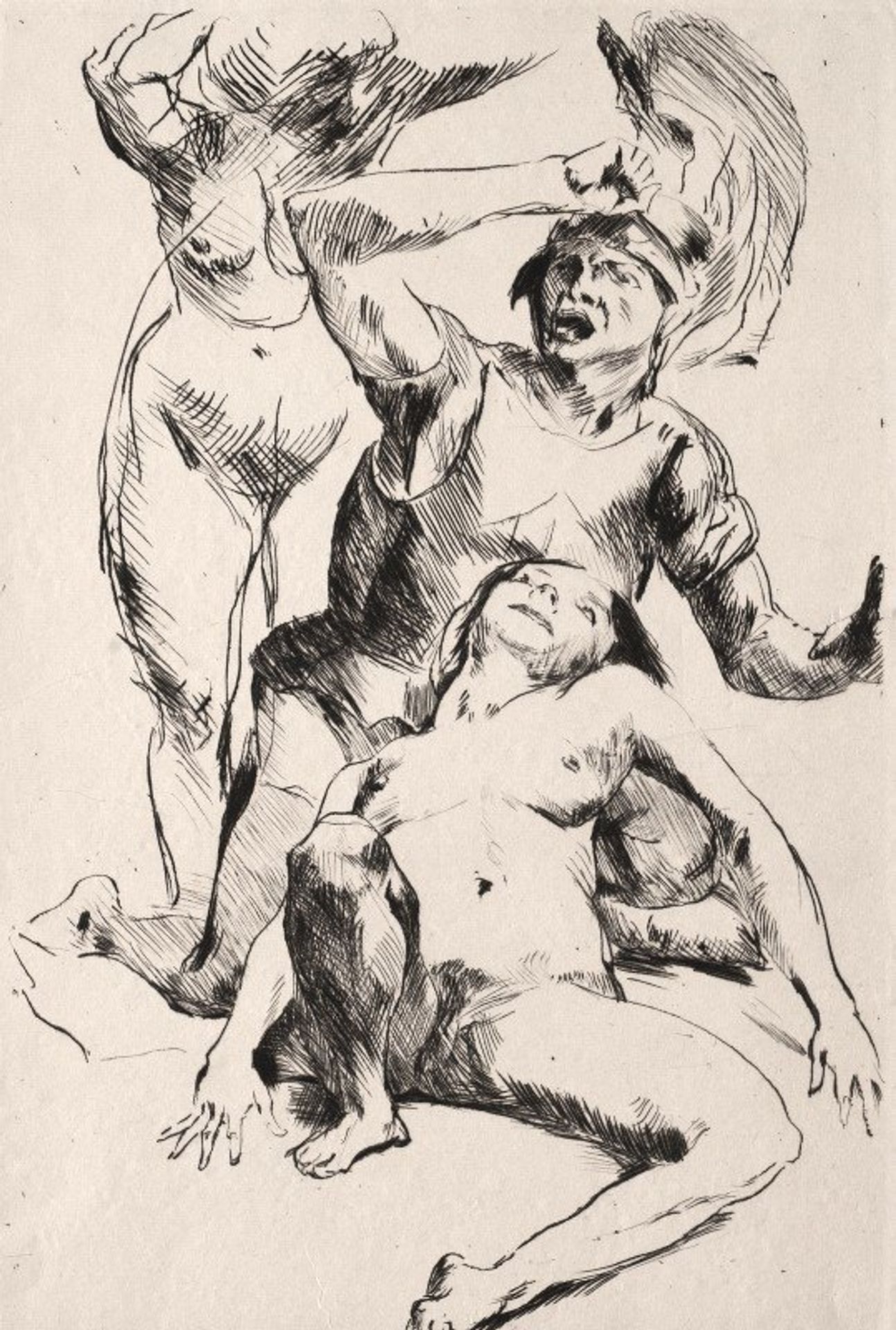 Theseus and Ariadne by Lovis Corinth