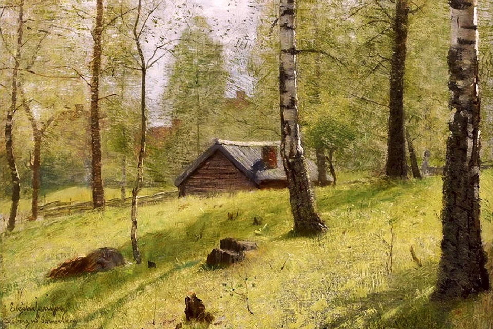 Paysage by Eugène Jansson