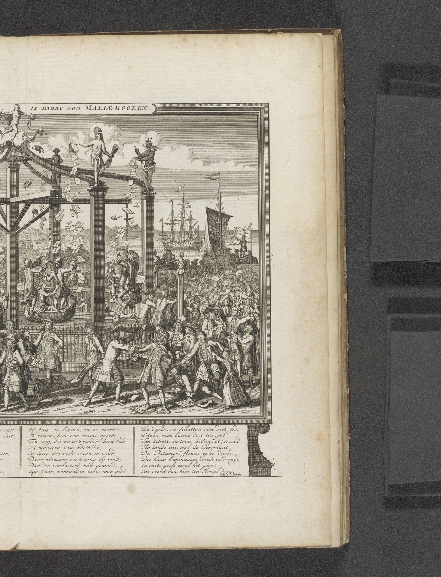 Mallemolen van de Wereld, 1720 by Anonymous